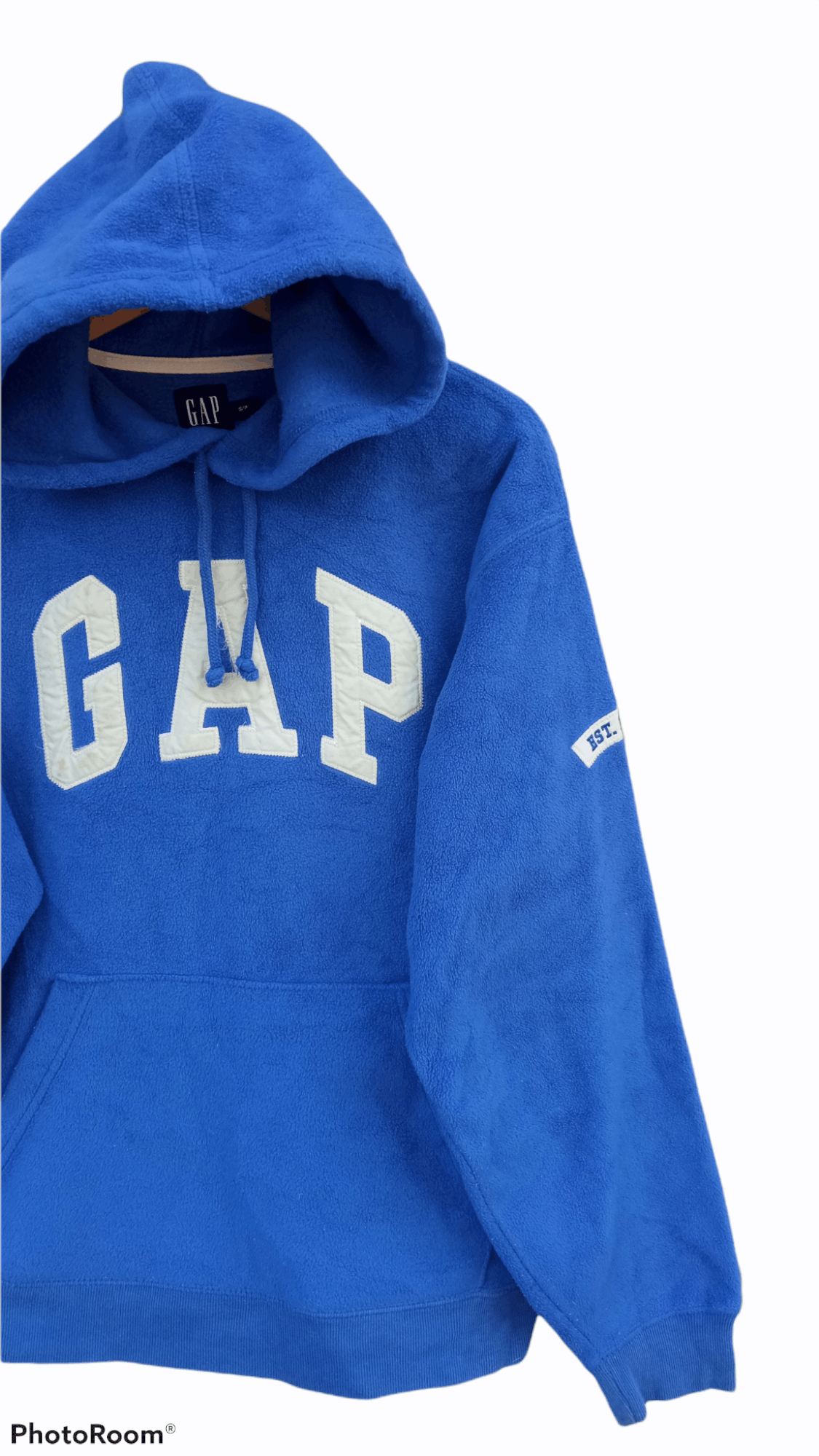 Gap × Vintage 🔥🔥Gap Spellout Big Logo Fleece Hoodie Jacket Size US M / EU 48-50 / 2 - 4 Thumbnail