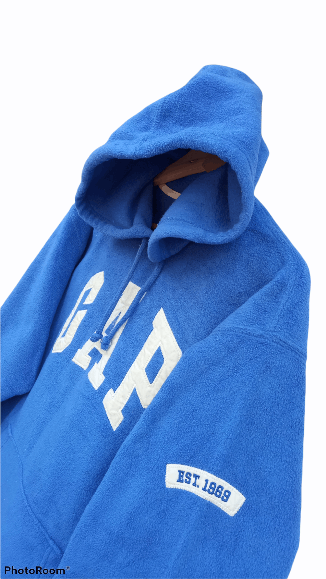 Gap × Vintage 🔥🔥Gap Spellout Big Logo Fleece Hoodie Jacket Size US M / EU 48-50 / 2 - 16 Thumbnail