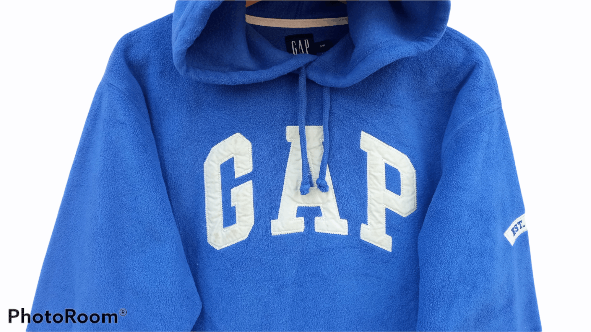 Gap × Vintage 🔥🔥Gap Spellout Big Logo Fleece Hoodie Jacket Size US M / EU 48-50 / 2 - 11 Thumbnail