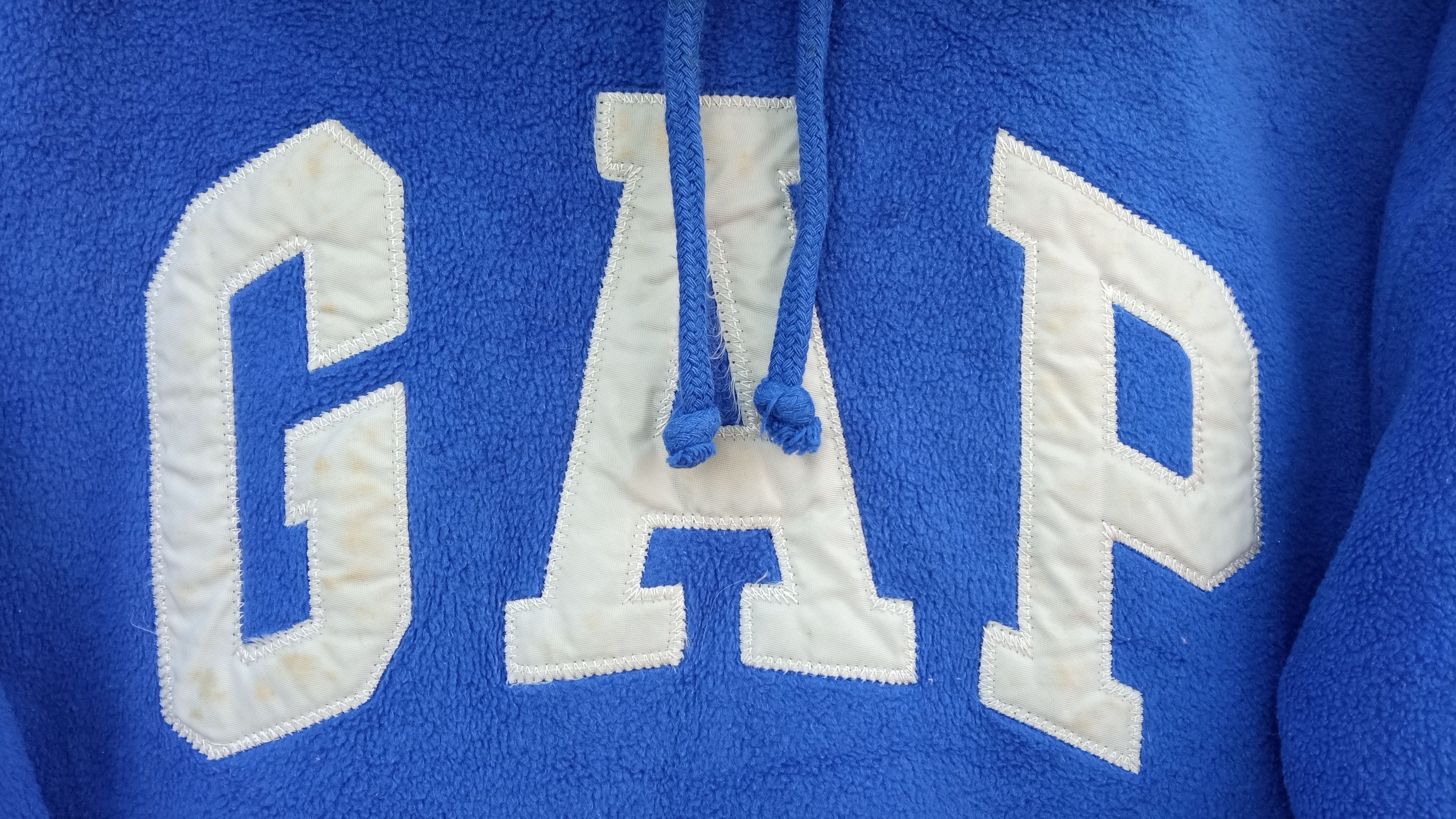 Gap × Vintage 🔥🔥Gap Spellout Big Logo Fleece Hoodie Jacket Size US M / EU 48-50 / 2 - 12 Thumbnail
