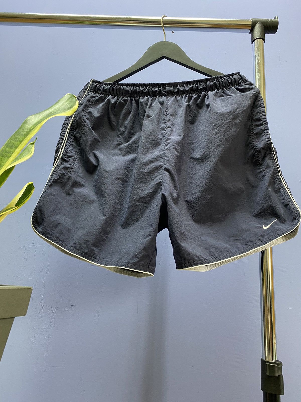 Nike × Vintage Vintage 90s Nike Blue Shorts Size L Size US 34 / EU 50 - 5 Thumbnail