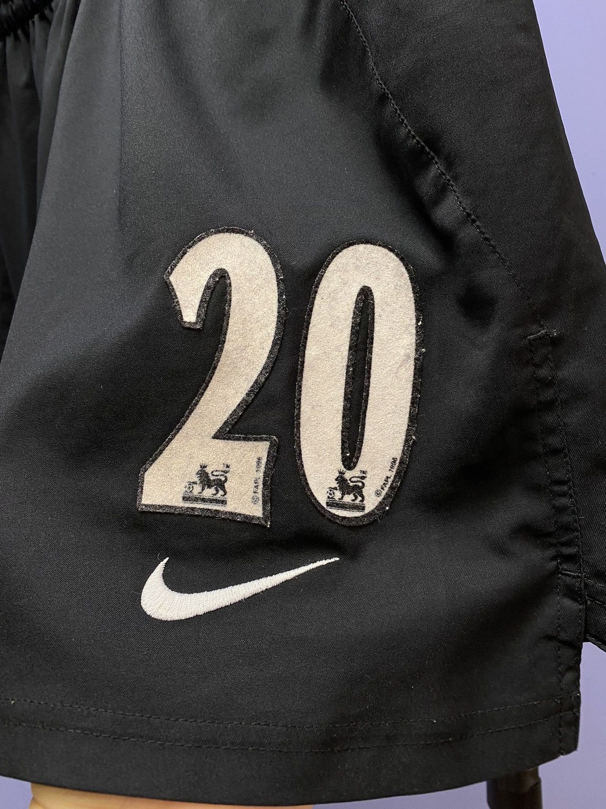 Nike Manchester United 2004-2006 #20 Solskjaer Soccer Shorts Size US 36 / EU 52 - 7 Thumbnail
