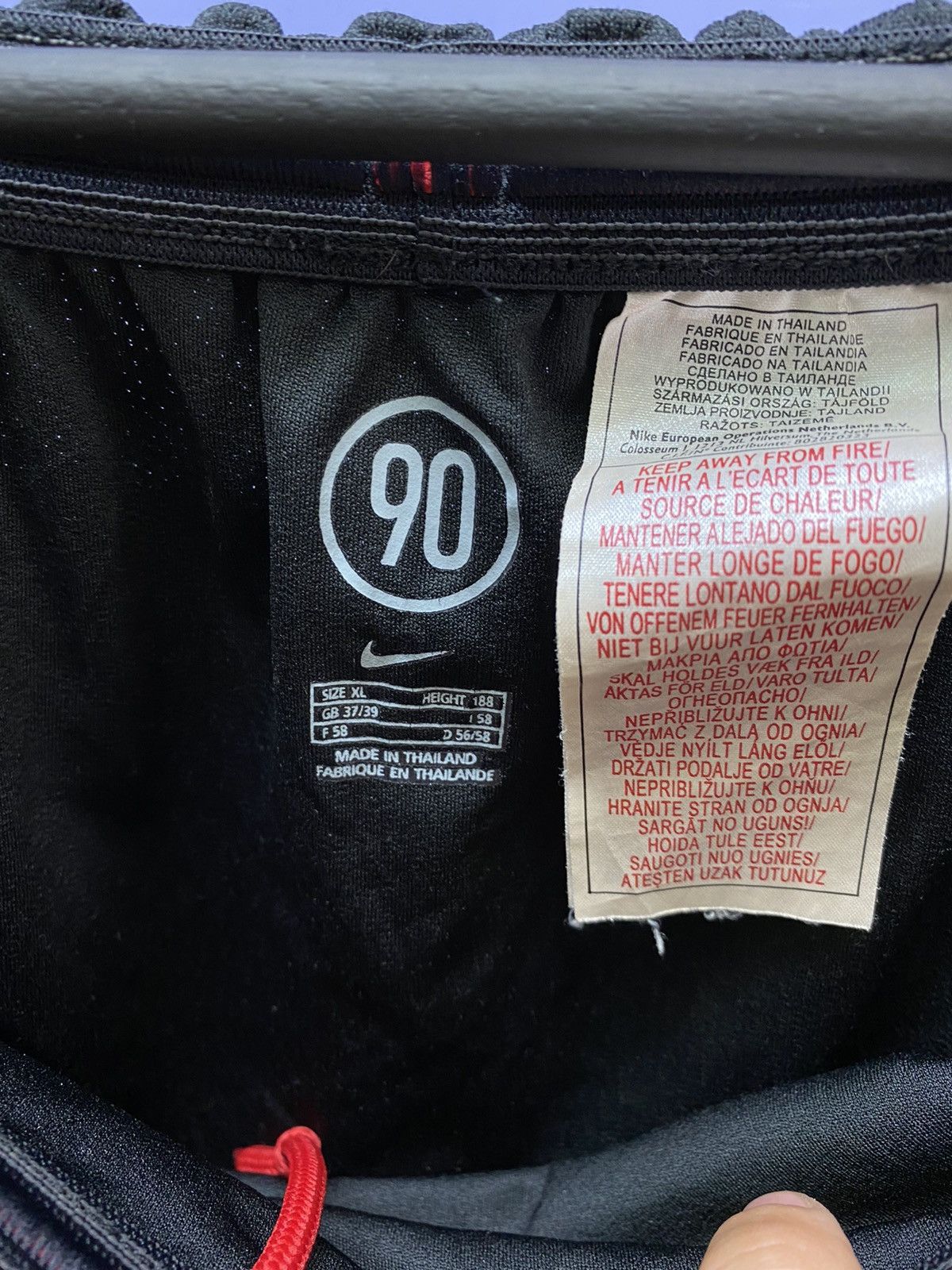 Nike Manchester United 2004-2006 #20 Solskjaer Soccer Shorts Size US 36 / EU 52 - 11 Thumbnail