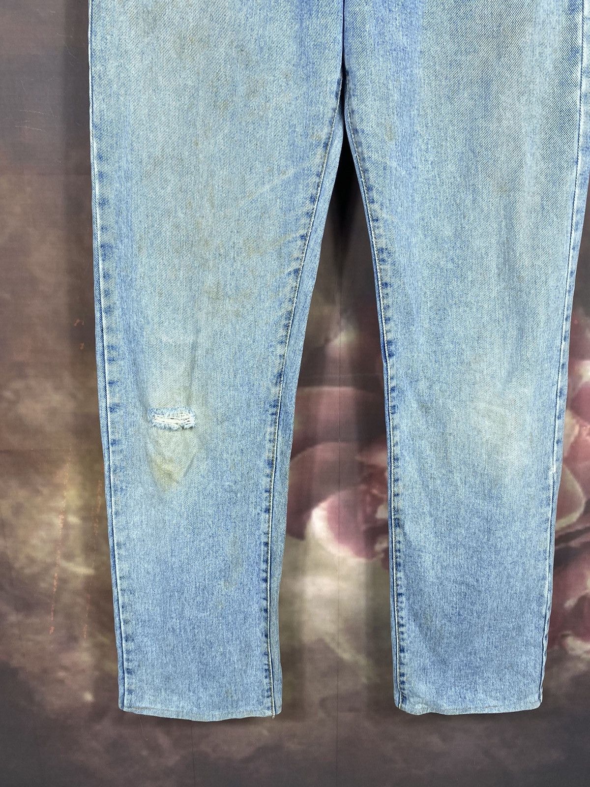 Jean × Misfits Vintage Misfits Distressed Denim Stain Jeans 29x30.5 Size US 29 - 6 Thumbnail