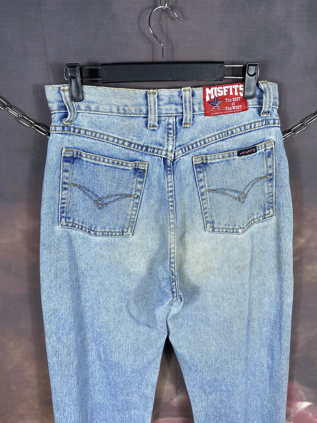 Jean × Misfits Vintage Misfits Distressed Denim Stain Jeans 29x30.5 Size US 29 - 8 Thumbnail