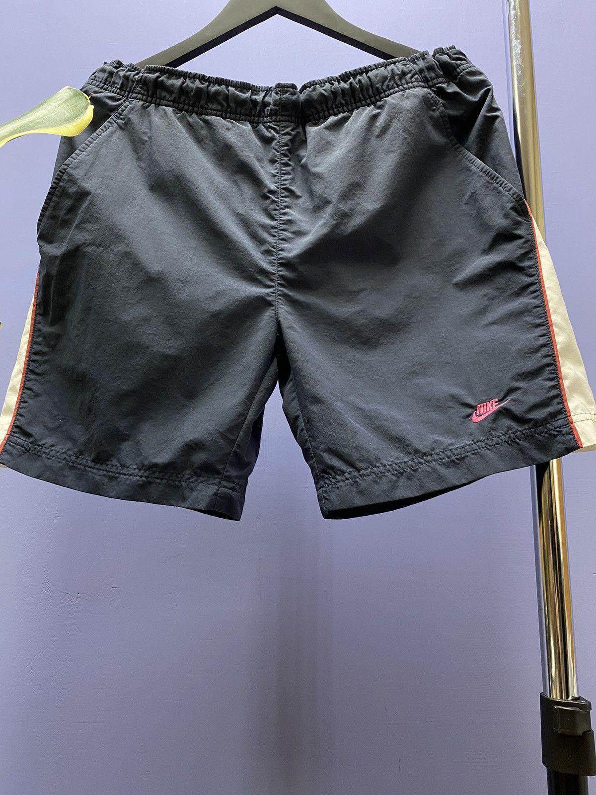 Nike × Vintage Vintage Nike Small Logo Swoosh Shorts Size S Size US 30 / EU 46 - 5 Thumbnail