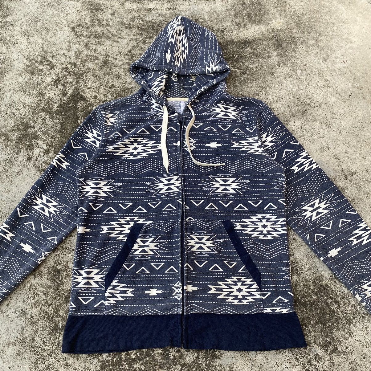 Japanese Brand × Vintage Vintage Japanese Navajo Zipper Hoodies Size US M / EU 48-50 / 2 - 1 Thumbnail