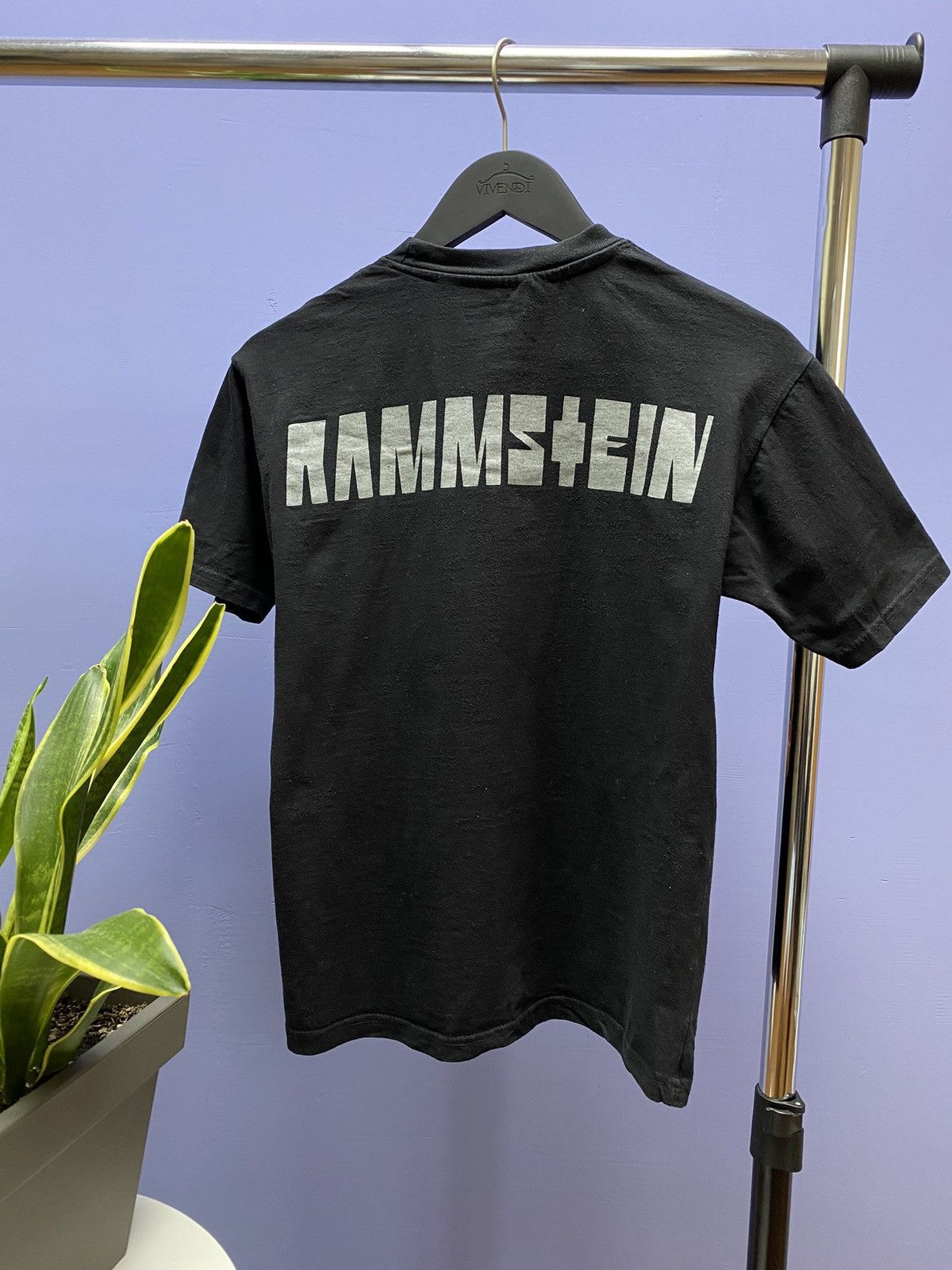 Band Tees Vintage 2000s Rammstein Flaming Logo Band T Shirt Size US S / EU 44-46 / 1 - 2 Thumbnail
