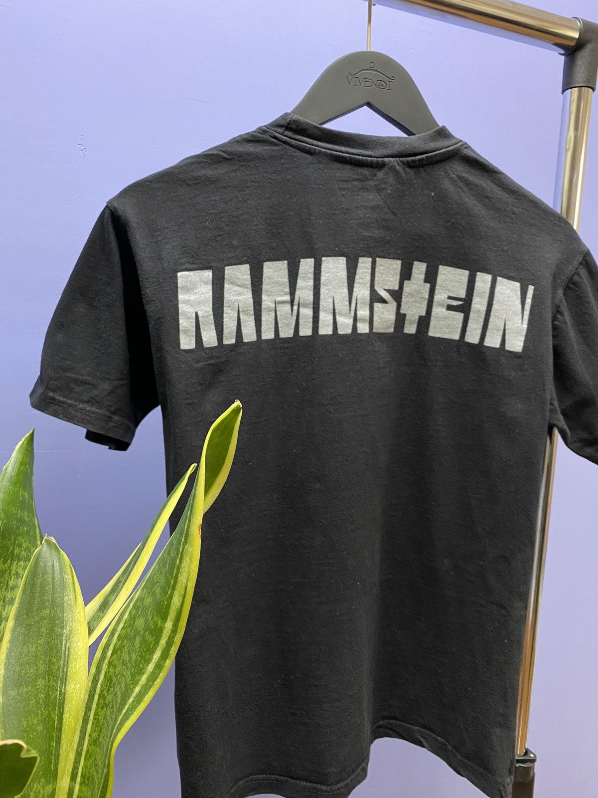 Band Tees Vintage 2000s Rammstein Flaming Logo Band T Shirt Size US S / EU 44-46 / 1 - 12 Thumbnail