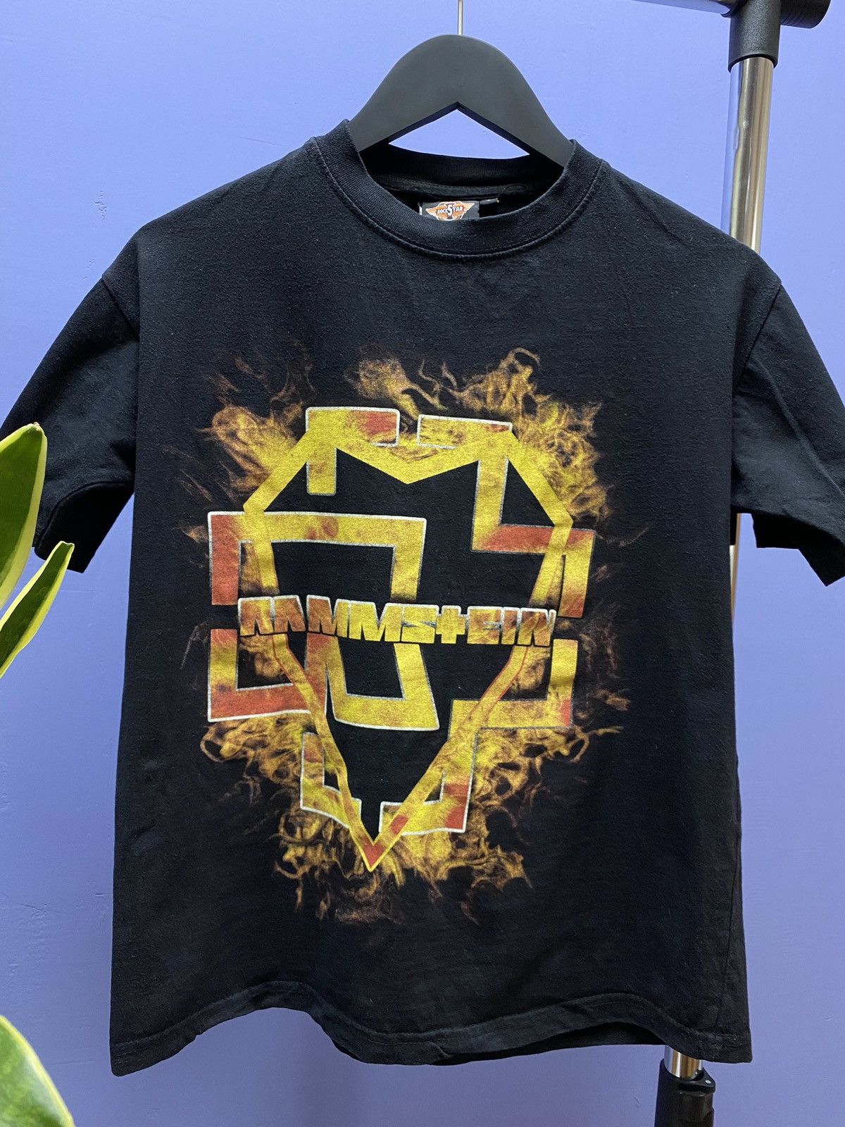 Band Tees Vintage 2000s Rammstein Flaming Logo Band T Shirt Size US S / EU 44-46 / 1 - 7 Thumbnail