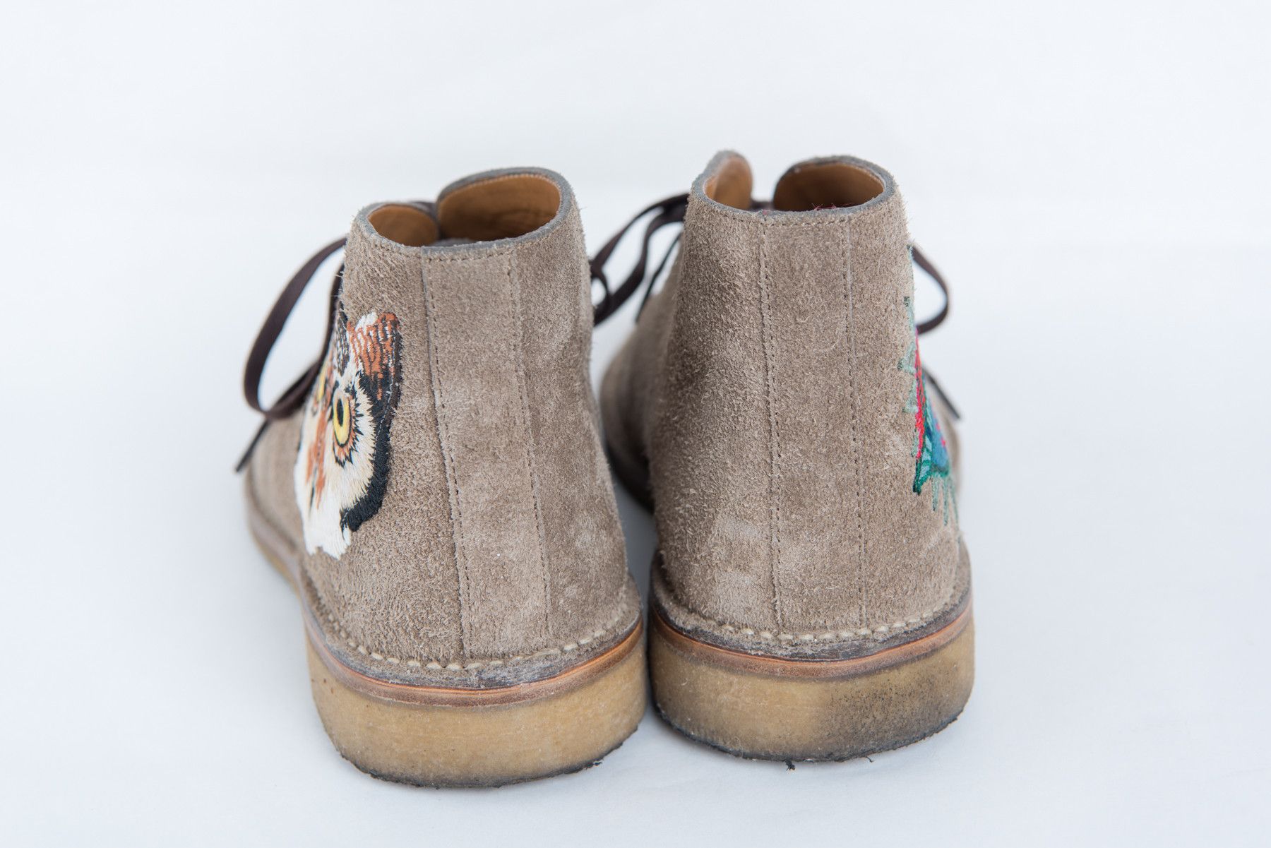 Gucci Embroidered Desert Boots Size US 9 / EU 42 - 3 Thumbnail