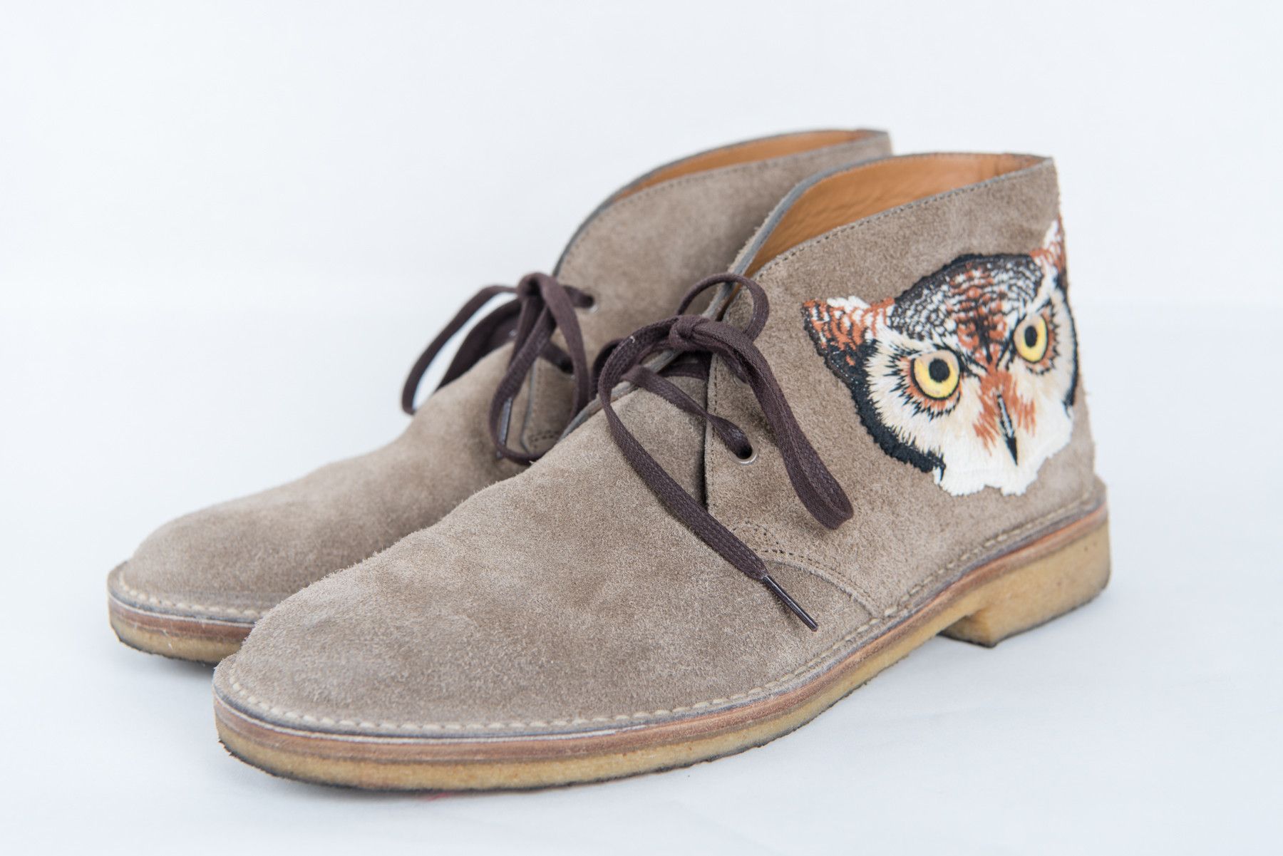 Gucci Embroidered Desert Boots Size US 9 / EU 42 - 2 Thumbnail
