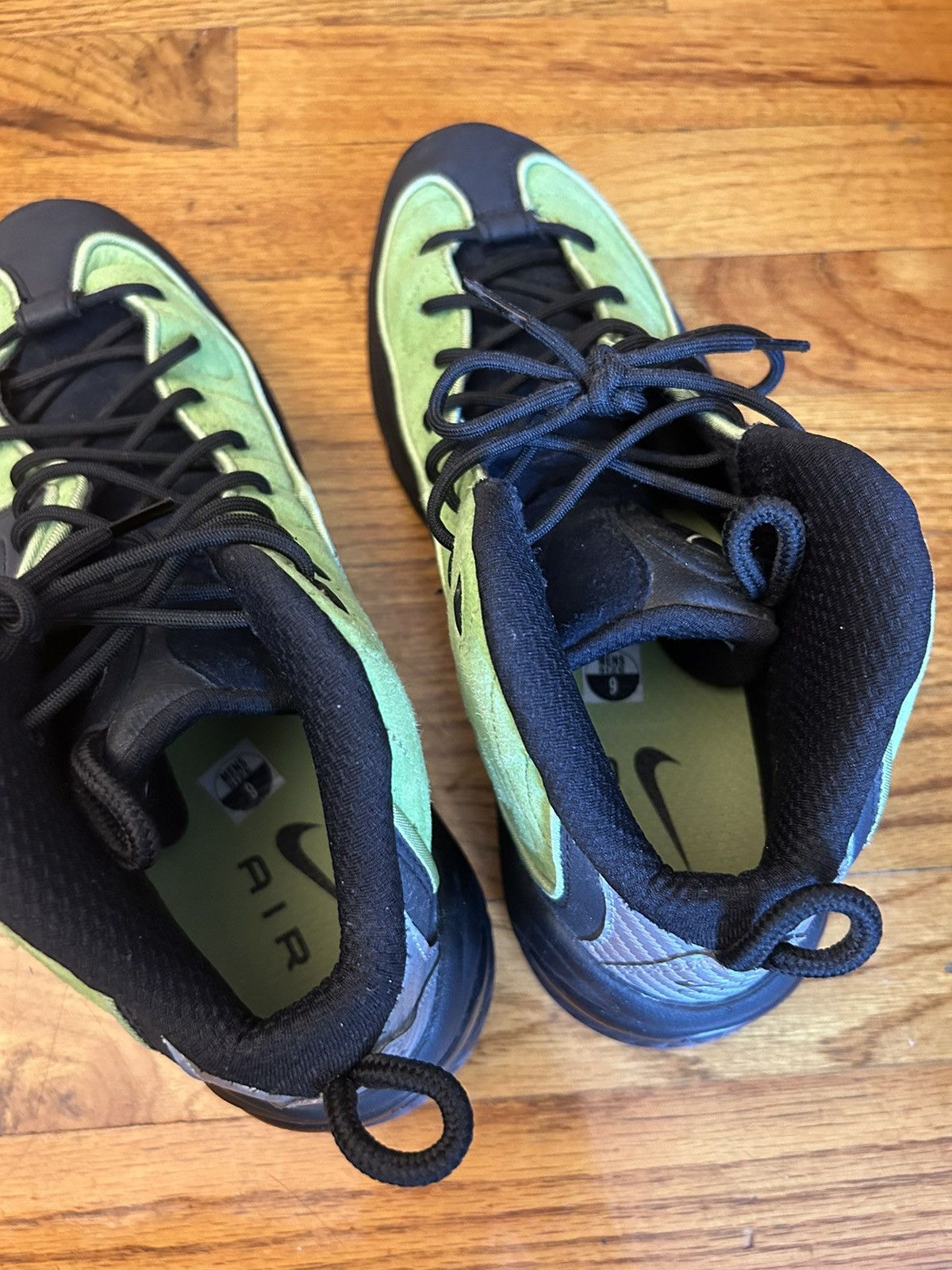 Nike × Stussy Nike X Stussy Air Penny ll black, green | Grailed 