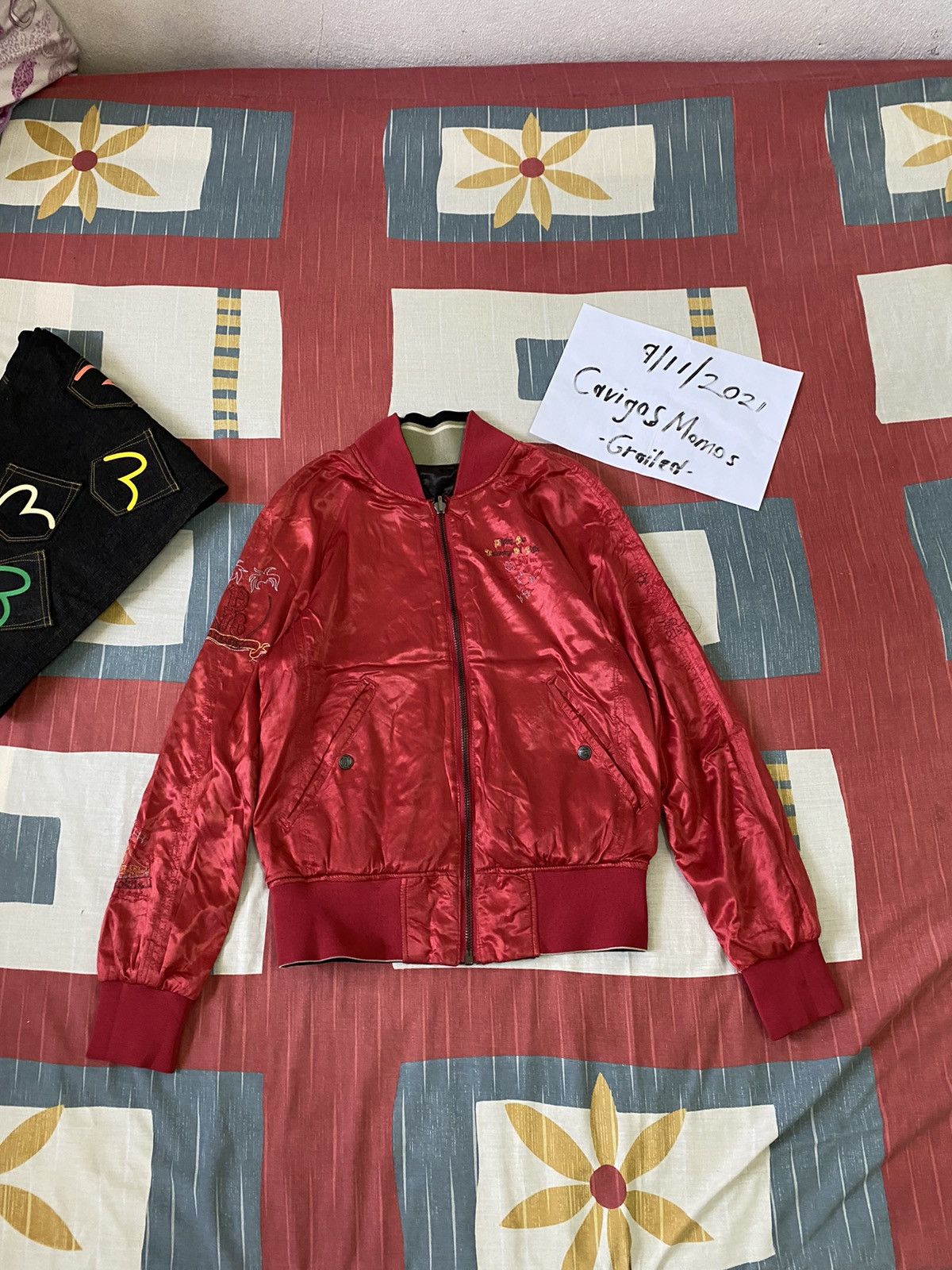 Diesel × Japanese Brand 🔥Diesel Blue Panthers Japunk Rayon Sukajan Souvenir Jacket Size US S / EU 44-46 / 1 - 22 Thumbnail