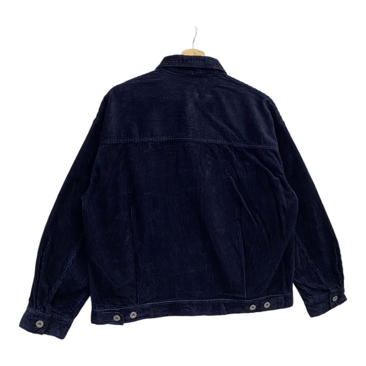 Issey Miyake 🇯🇵GU JEANS JAPAN VELVET CORDUROY TRUCKER JACKET Size US M / EU 48-50 / 2 - 5 Thumbnail