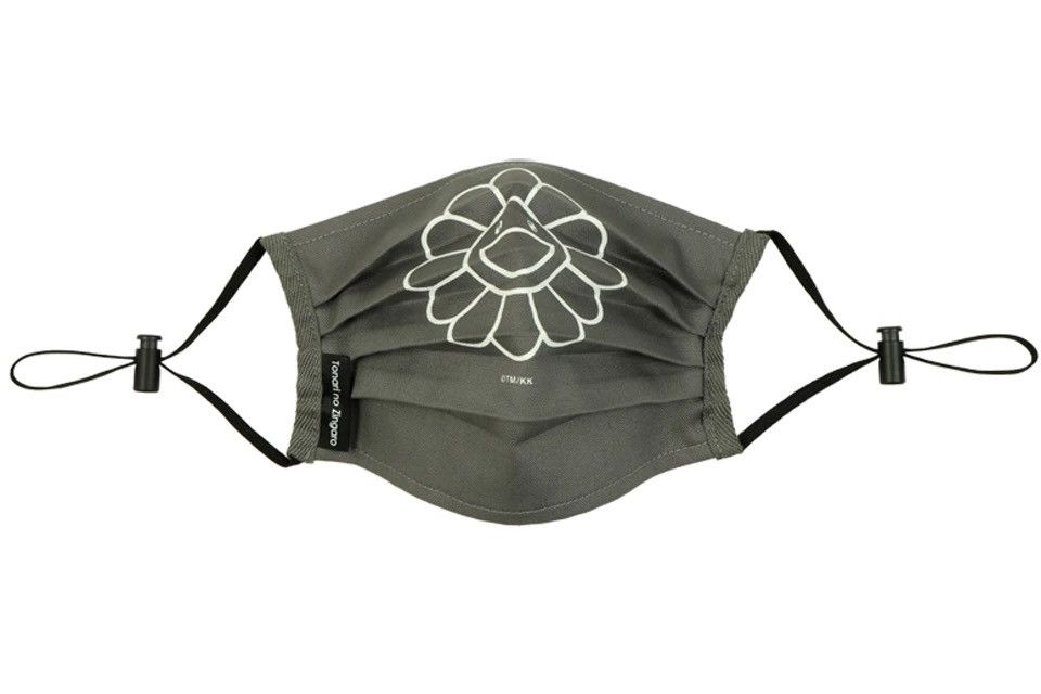 Takashi Murakami Takashi Murakami Kaikai Kiki Flower Face Mask Gray Size ONE SIZE - 2 Thumbnail