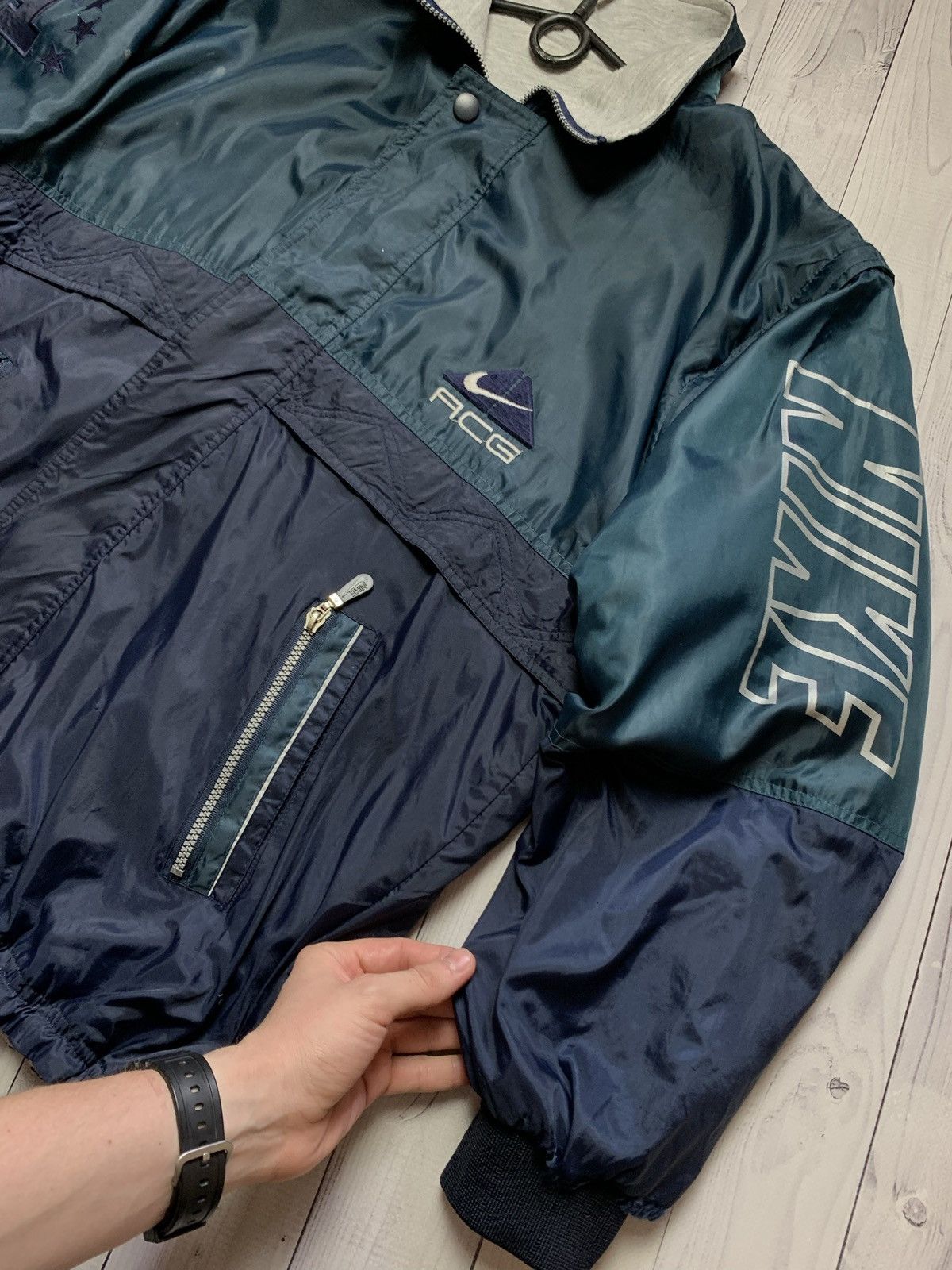 Nike ACG × Vintage Vintage Nike ACG track jacket swoosh big logo size XL rare Size US XL / EU 56 / 4 - 5 Thumbnail
