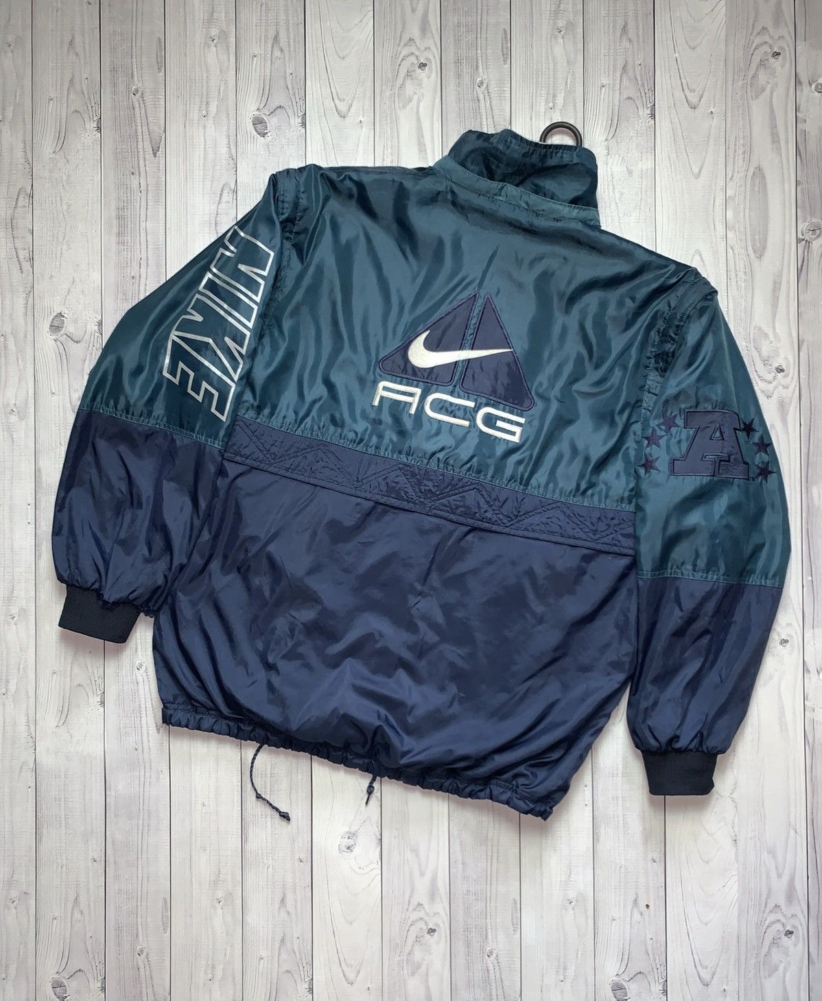 Nike ACG × Vintage Vintage Nike ACG track jacket swoosh big logo size XL rare Size US XL / EU 56 / 4 - 1 Thumbnail