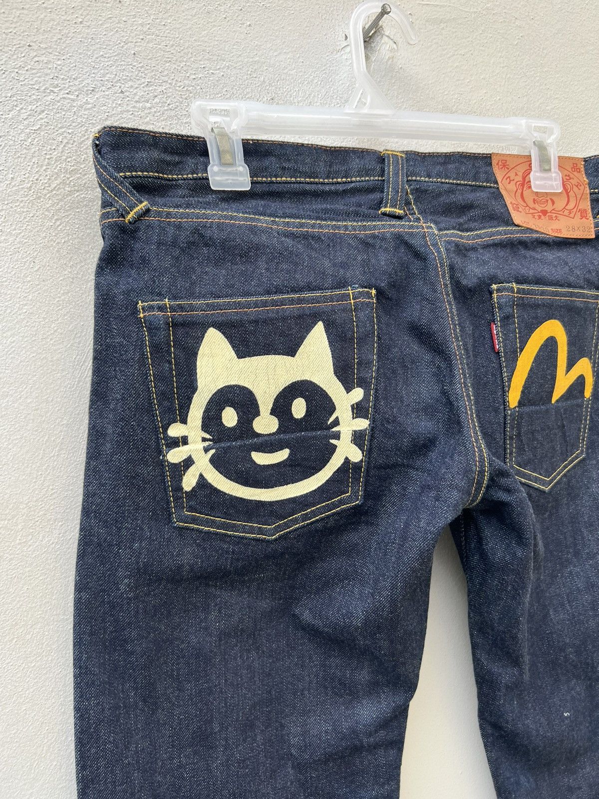 Evisu Evisu Made in Japan Redline Selvedge Denim Jeans Size US 29 - 2 Thumbnail