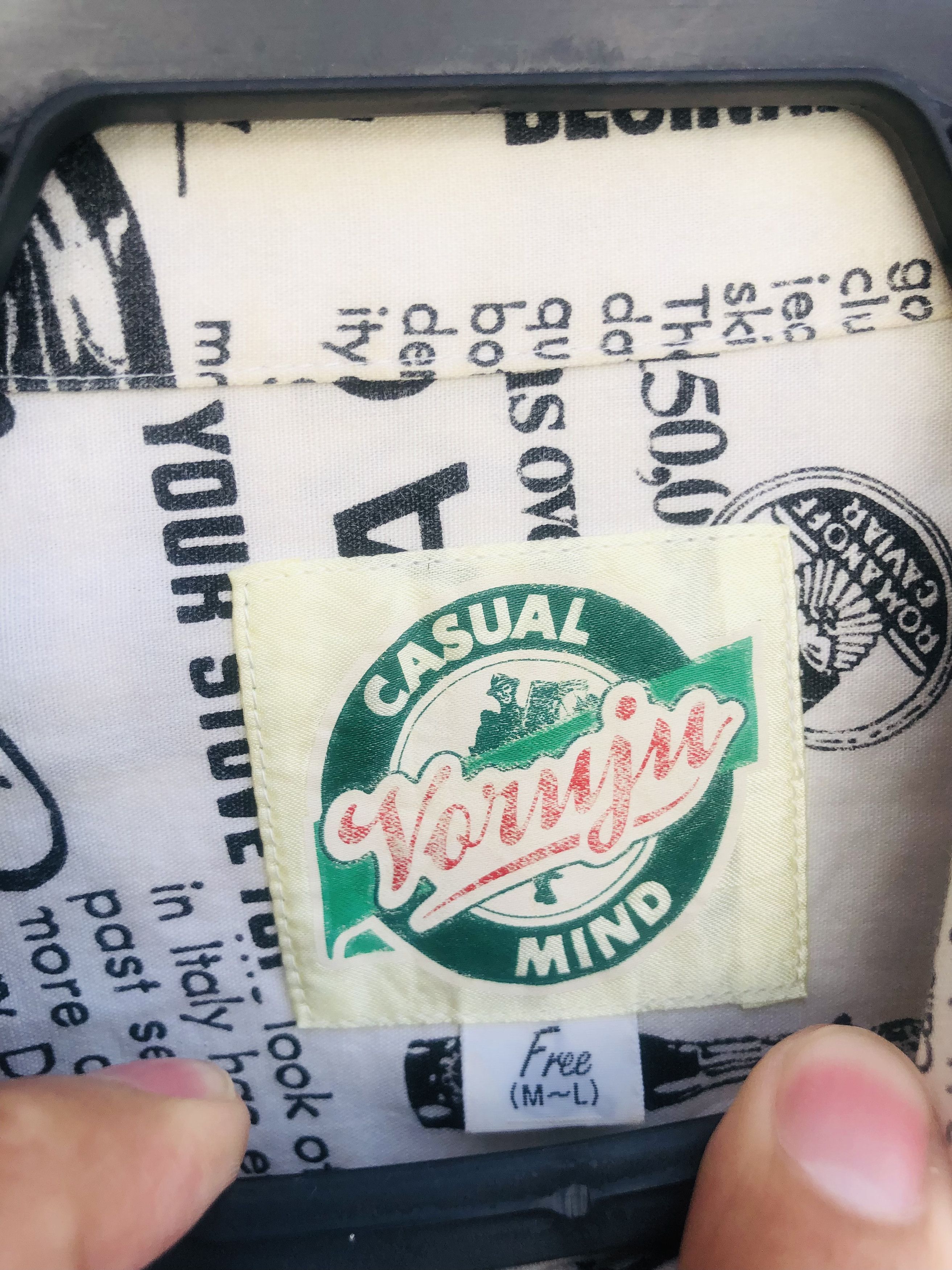 Japanese Brand × Vintage Vintage Voruju Paper Japanese Designed Fashion Style Size US L / EU 52-54 / 3 - 8 Thumbnail