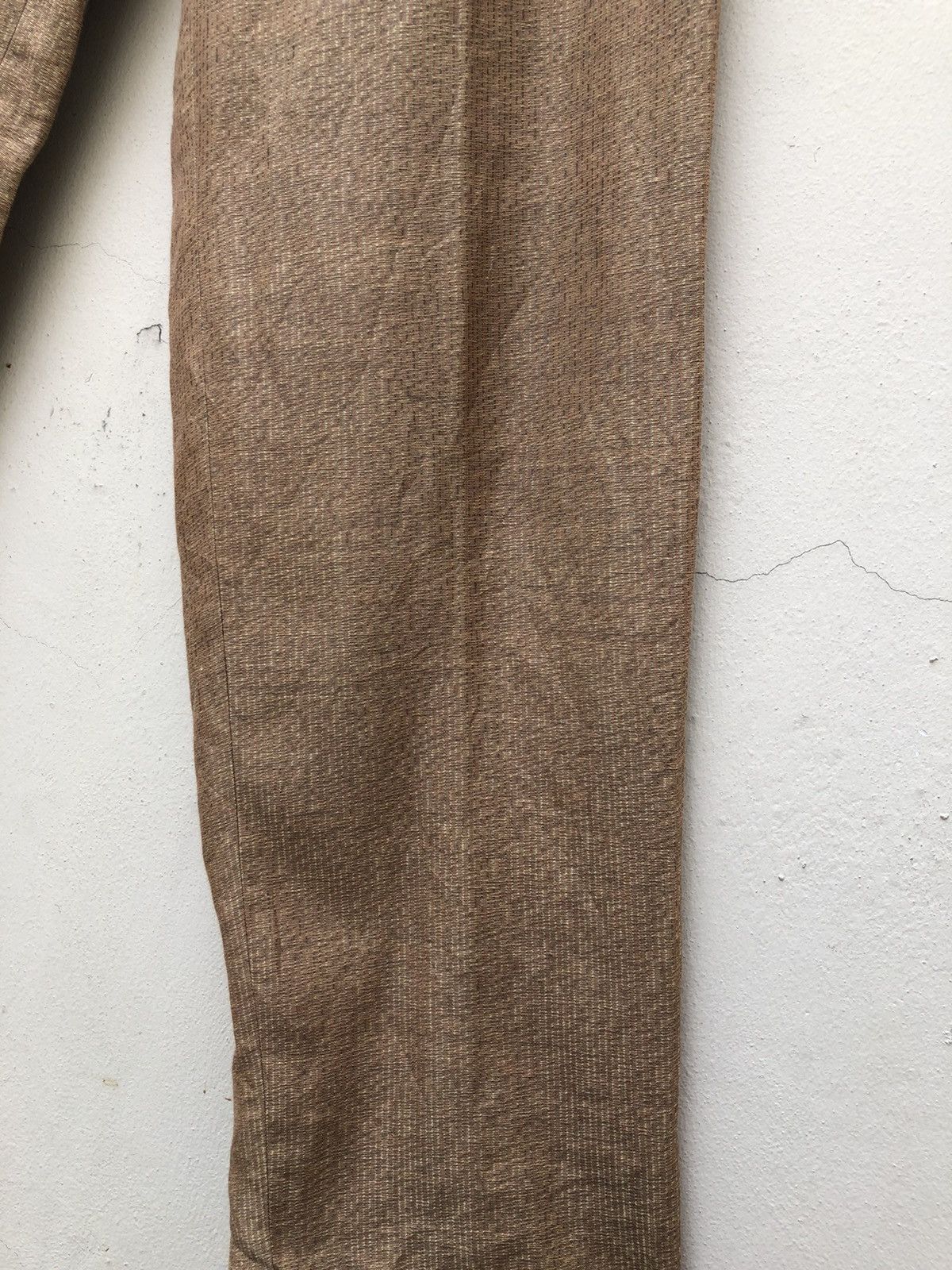 Japanese Brand VTG 90s Monsieur Nicole By Koba Baggy Linen Trouser Pant Size US 30 / EU 46 - 11 Thumbnail