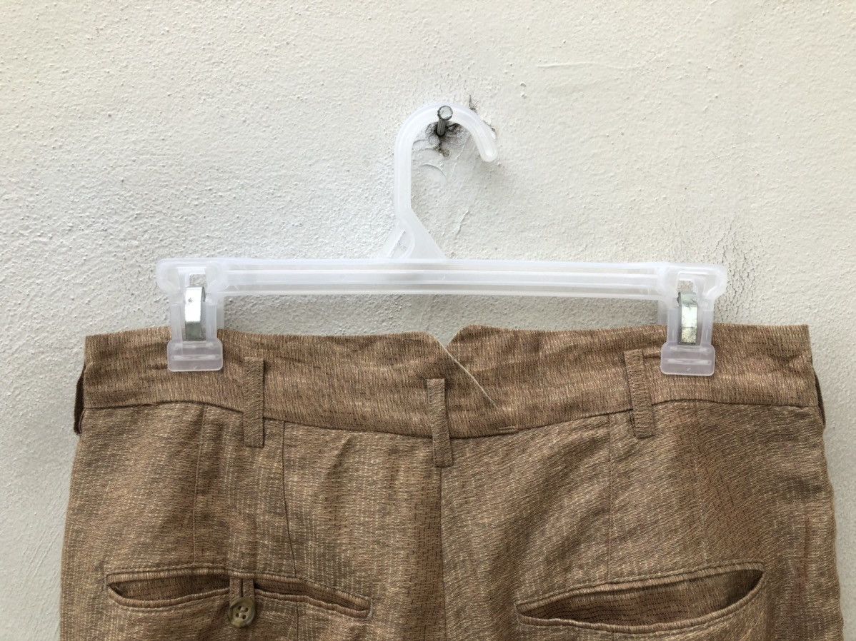 Japanese Brand VTG 90s Monsieur Nicole By Koba Baggy Linen Trouser Pant Size US 30 / EU 46 - 14 Thumbnail