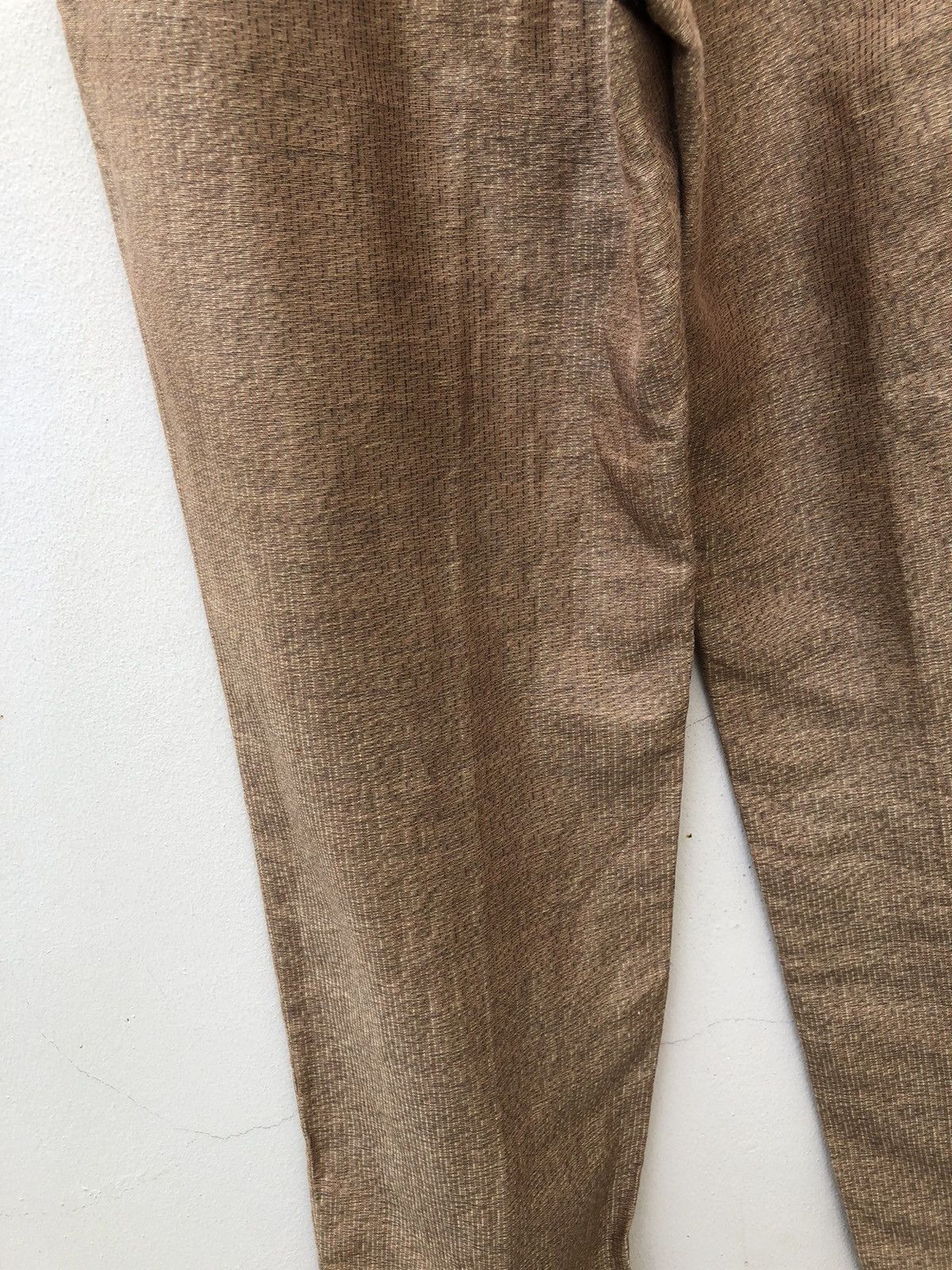 Japanese Brand VTG 90s Monsieur Nicole By Koba Baggy Linen Trouser Pant Size US 30 / EU 46 - 16 Thumbnail