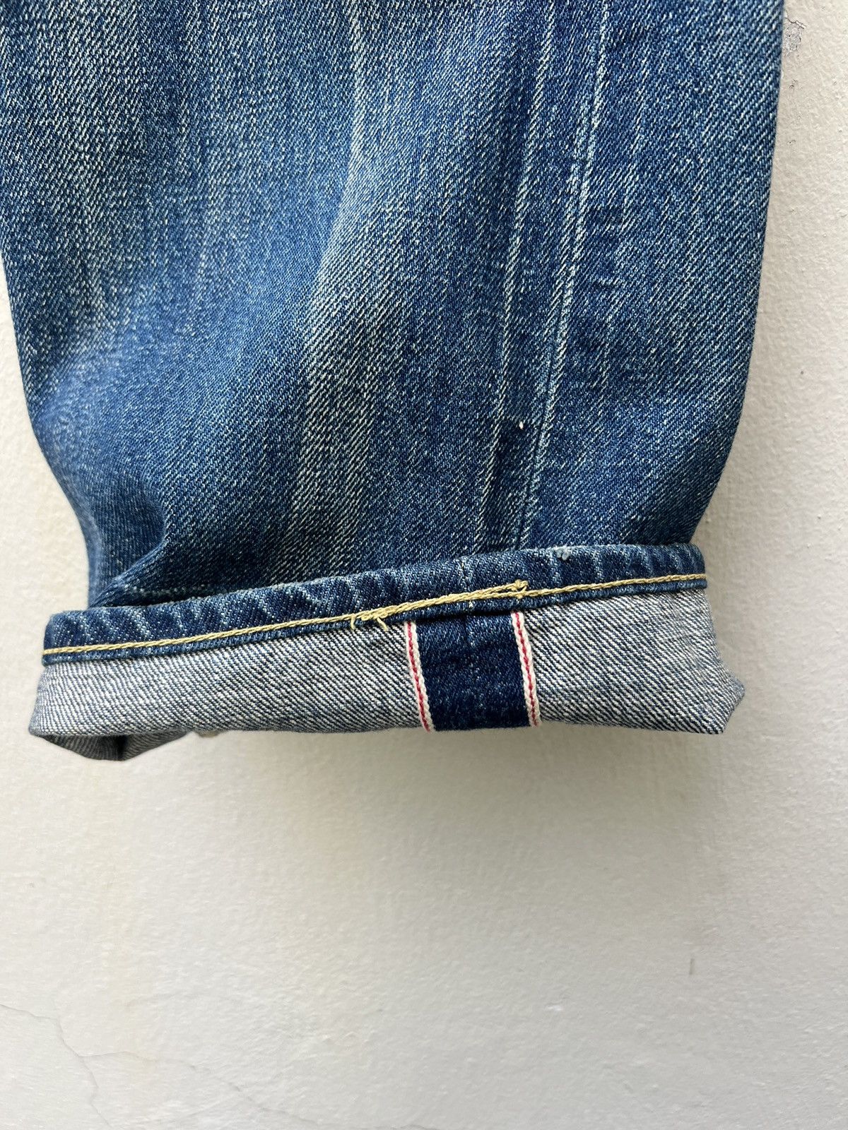 Swagger Vintage Swagger Japan Distress Denim Redline Selvedge Jeans Size US 32 / EU 48 - 12 Thumbnail