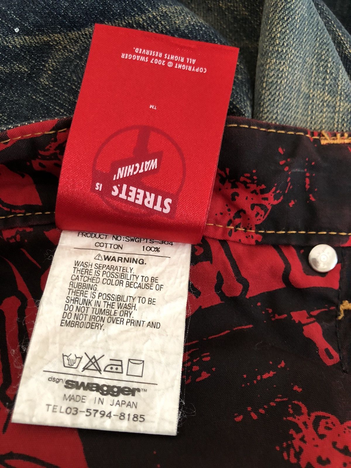 Swagger Swagger Made in Japan Distressed Painter Denim Jeans Size US 32 / EU 48 - 18 Thumbnail