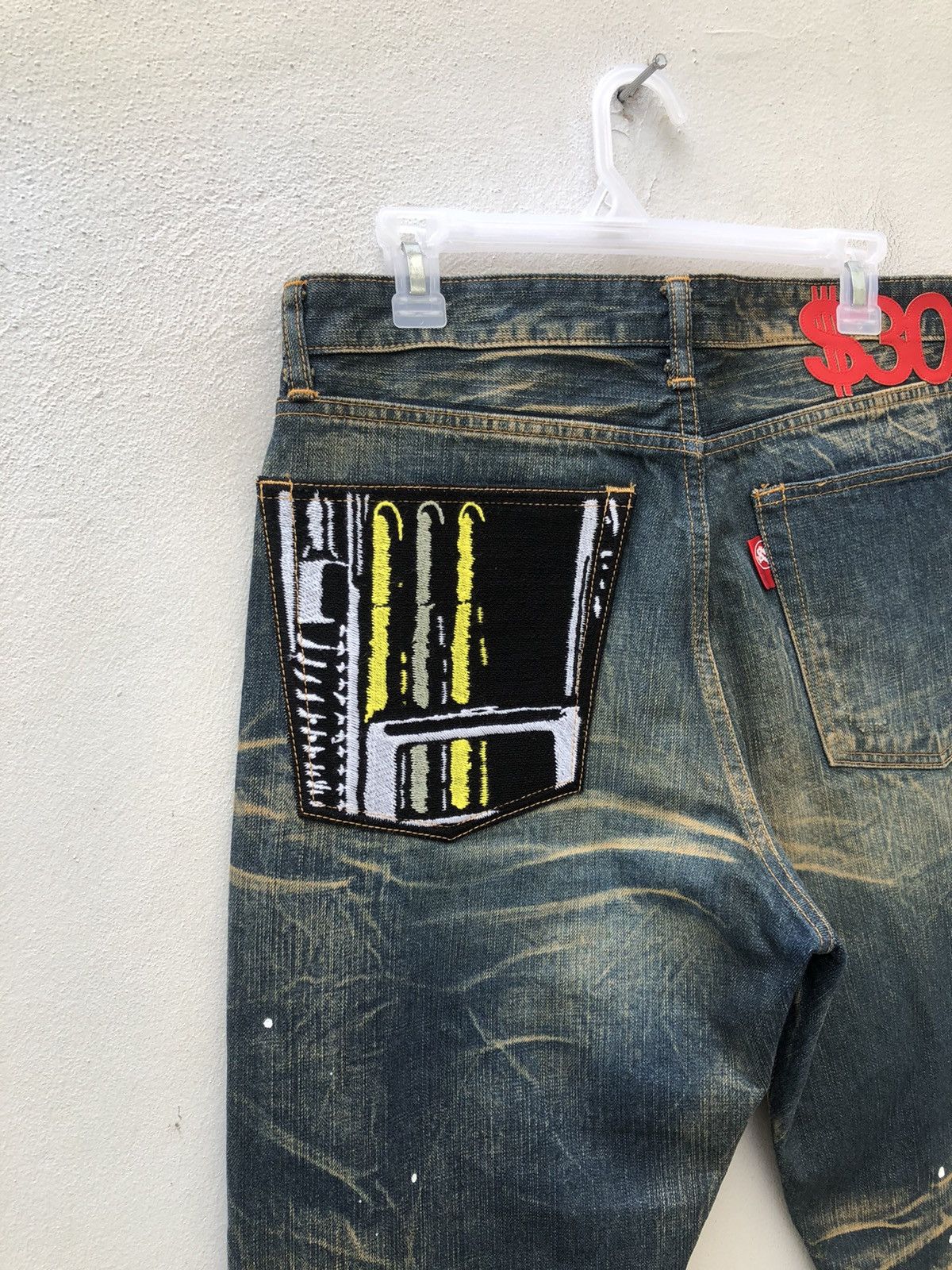 Swagger Swagger Made in Japan Distressed Painter Denim Jeans Size US 32 / EU 48 - 12 Thumbnail