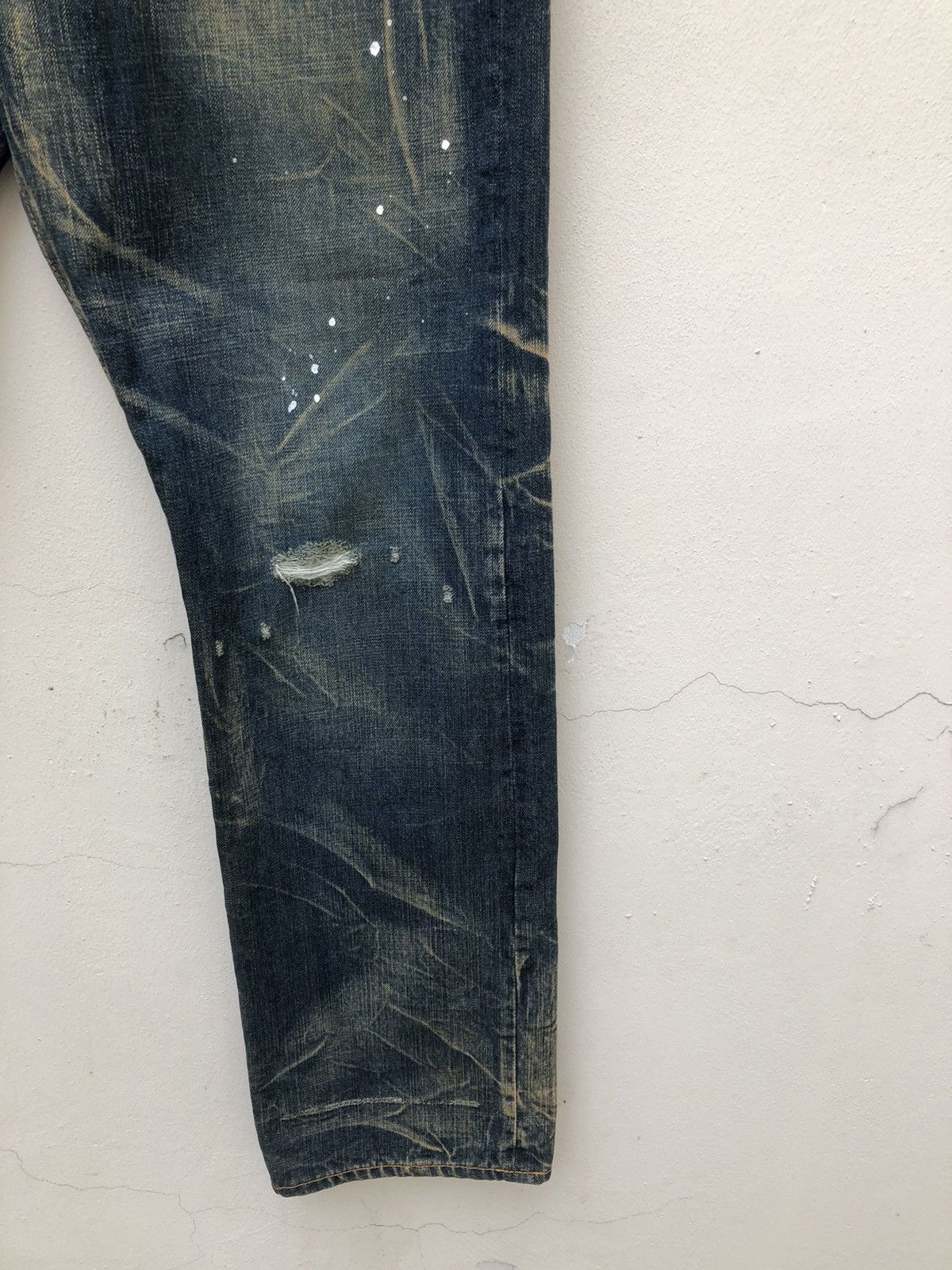 Swagger Swagger Made in Japan Distressed Painter Denim Jeans Size US 32 / EU 48 - 8 Thumbnail