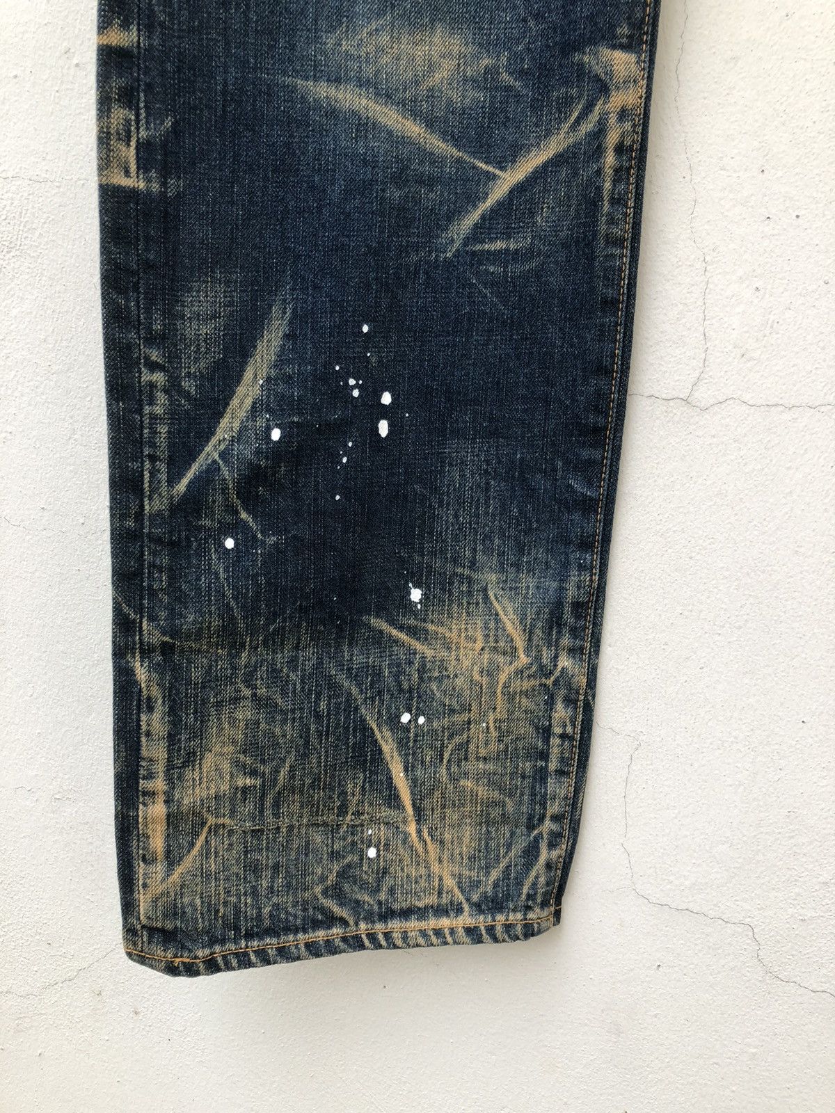 Swagger Swagger Made in Japan Distressed Painter Denim Jeans Size US 32 / EU 48 - 6 Thumbnail