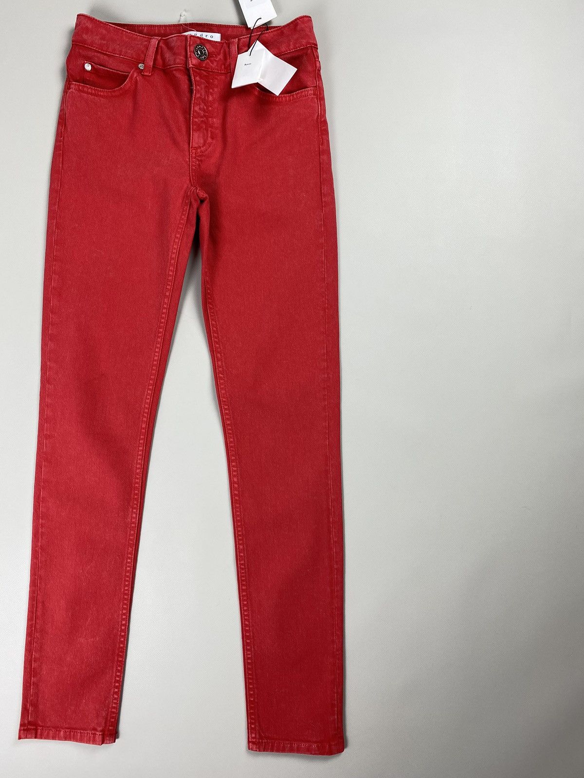 Sandro BNWT Sandro Paris mid rise ladies skinny jeans pants Size 24" / US 00 / IT 34 - 3 Thumbnail