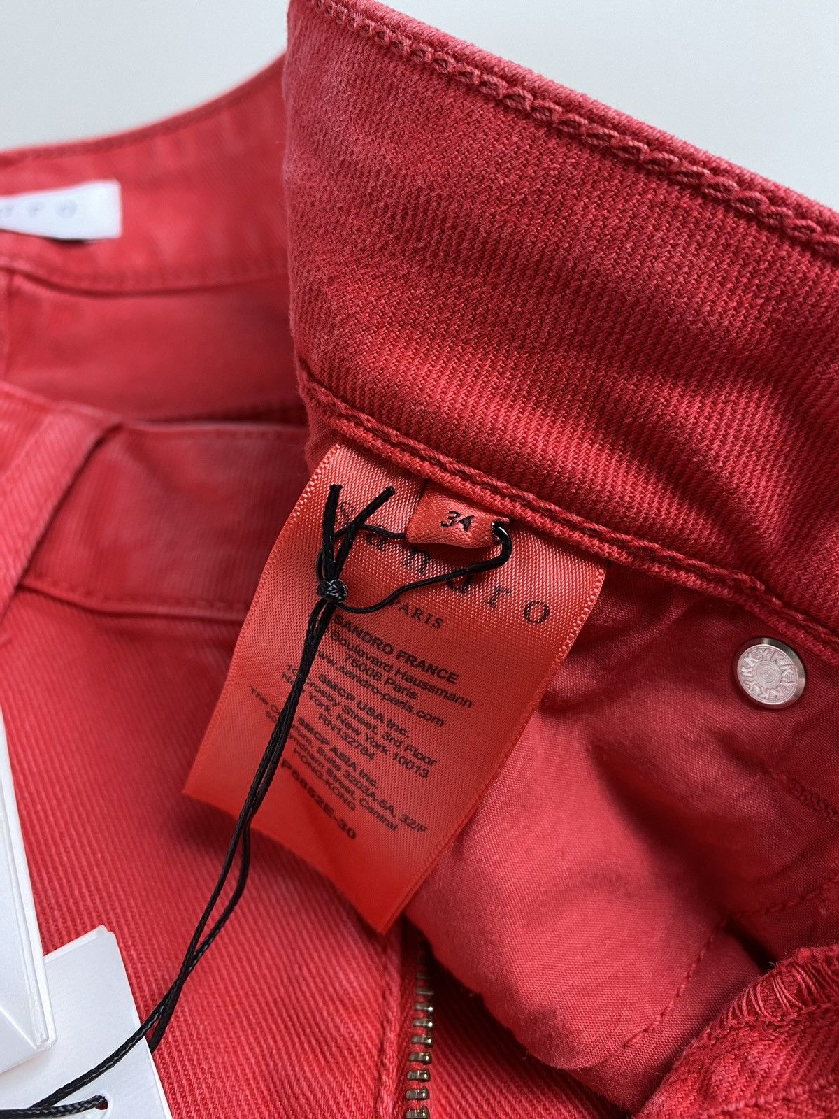 Sandro BNWT Sandro Paris mid rise ladies skinny jeans pants Size 24" / US 00 / IT 34 - 15 Thumbnail