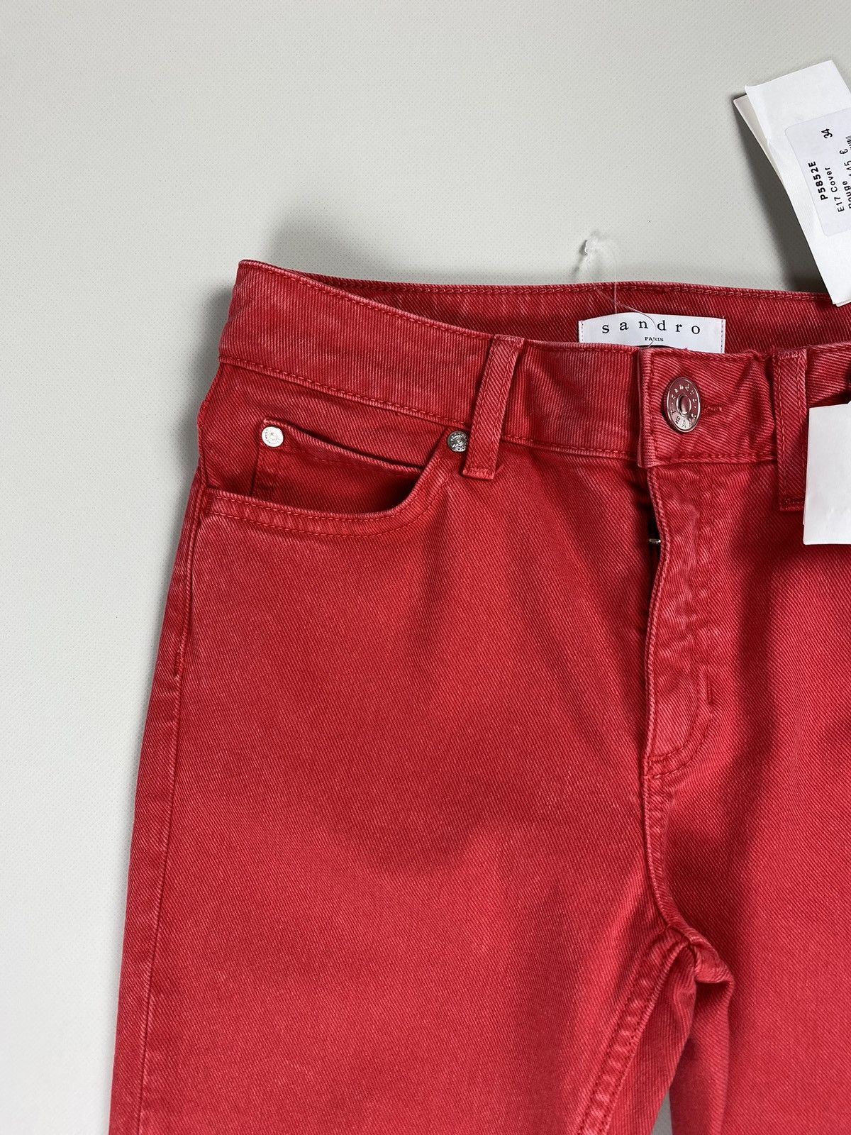 Sandro BNWT Sandro Paris mid rise ladies skinny jeans pants Size 24" / US 00 / IT 34 - 7 Thumbnail