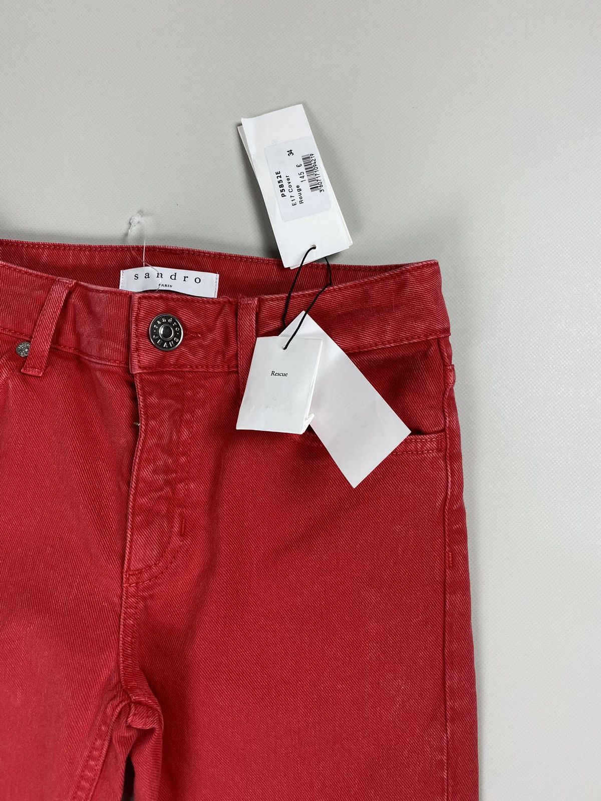 Sandro BNWT Sandro Paris mid rise ladies skinny jeans pants Size 24" / US 00 / IT 34 - 8 Thumbnail
