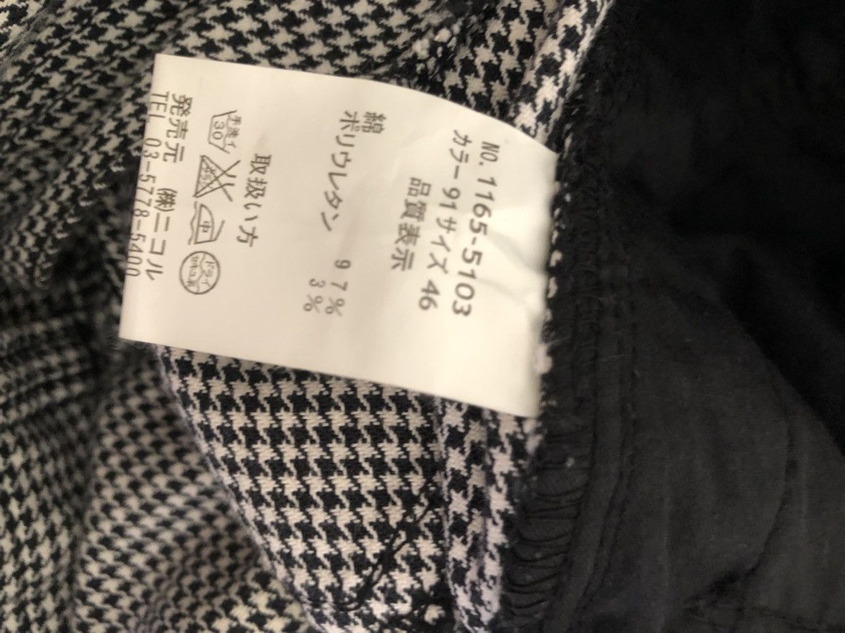 Nicole Club Nicole Hideaways Japan Houndstooth Flare Cargo Trouser Size US 30 / EU 46 - 24 Thumbnail