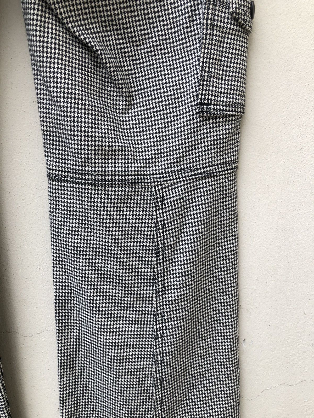 Nicole Club Nicole Hideaways Japan Houndstooth Flare Cargo Trouser Size US 30 / EU 46 - 20 Thumbnail