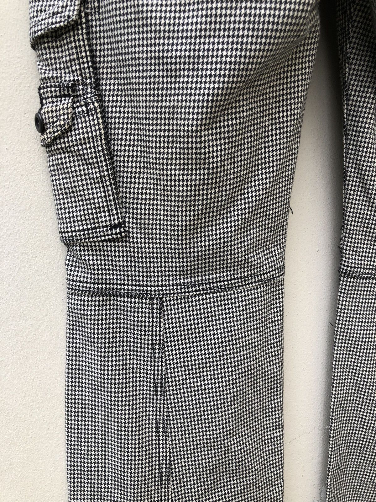 Nicole Club Nicole Hideaways Japan Houndstooth Flare Cargo Trouser Size US 30 / EU 46 - 16 Thumbnail