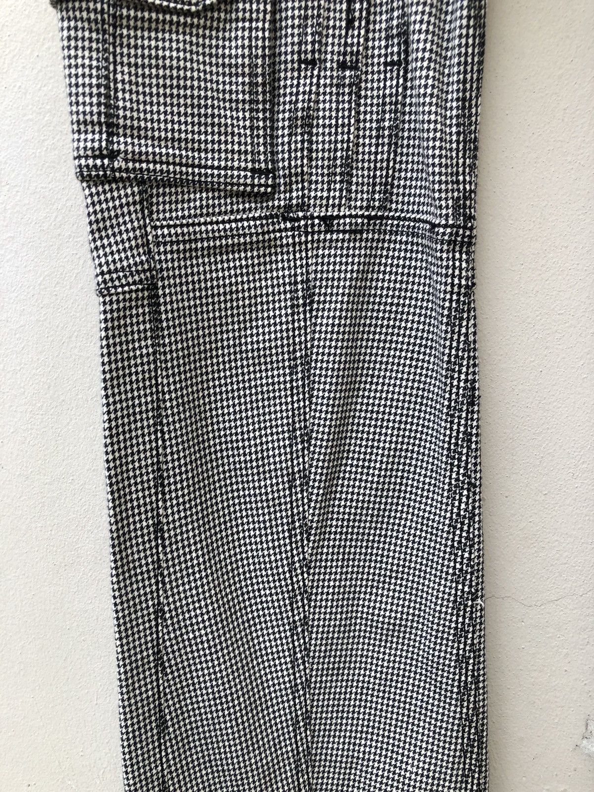 Nicole Club Nicole Hideaways Japan Houndstooth Flare Cargo Trouser Size US 30 / EU 46 - 9 Thumbnail