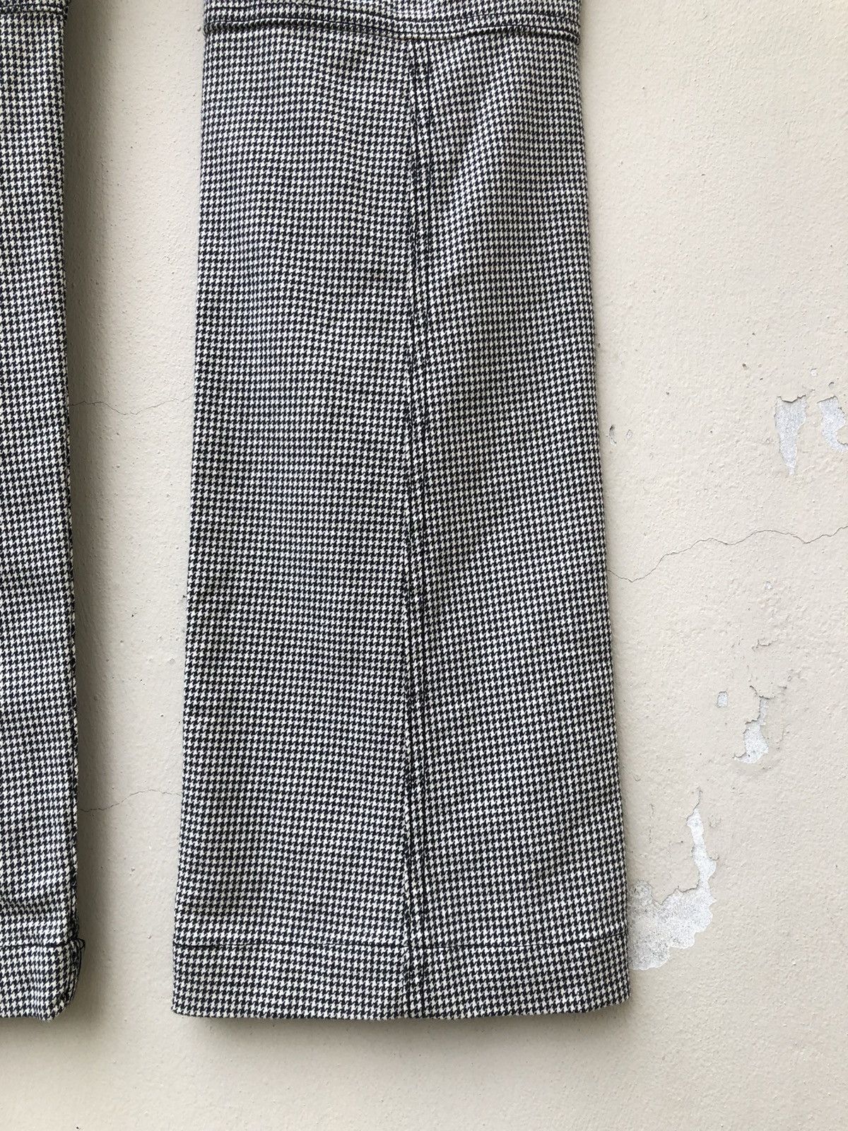 Nicole Club Nicole Hideaways Japan Houndstooth Flare Cargo Trouser Size US 30 / EU 46 - 21 Thumbnail