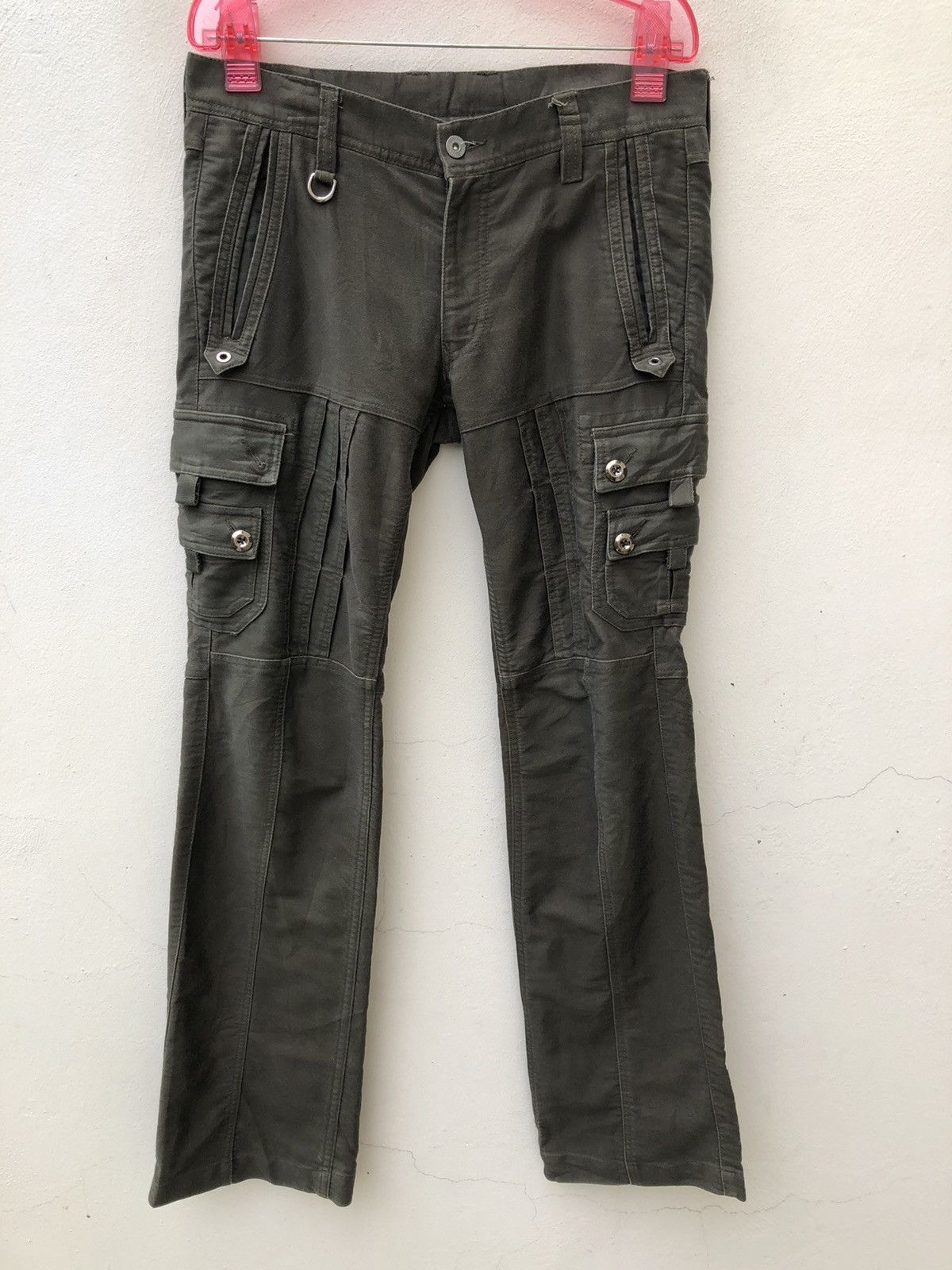Nicole Club NICOLE Multi Pocket Cargo Trouser Pant Size US 30 / EU 46 - 6 Thumbnail