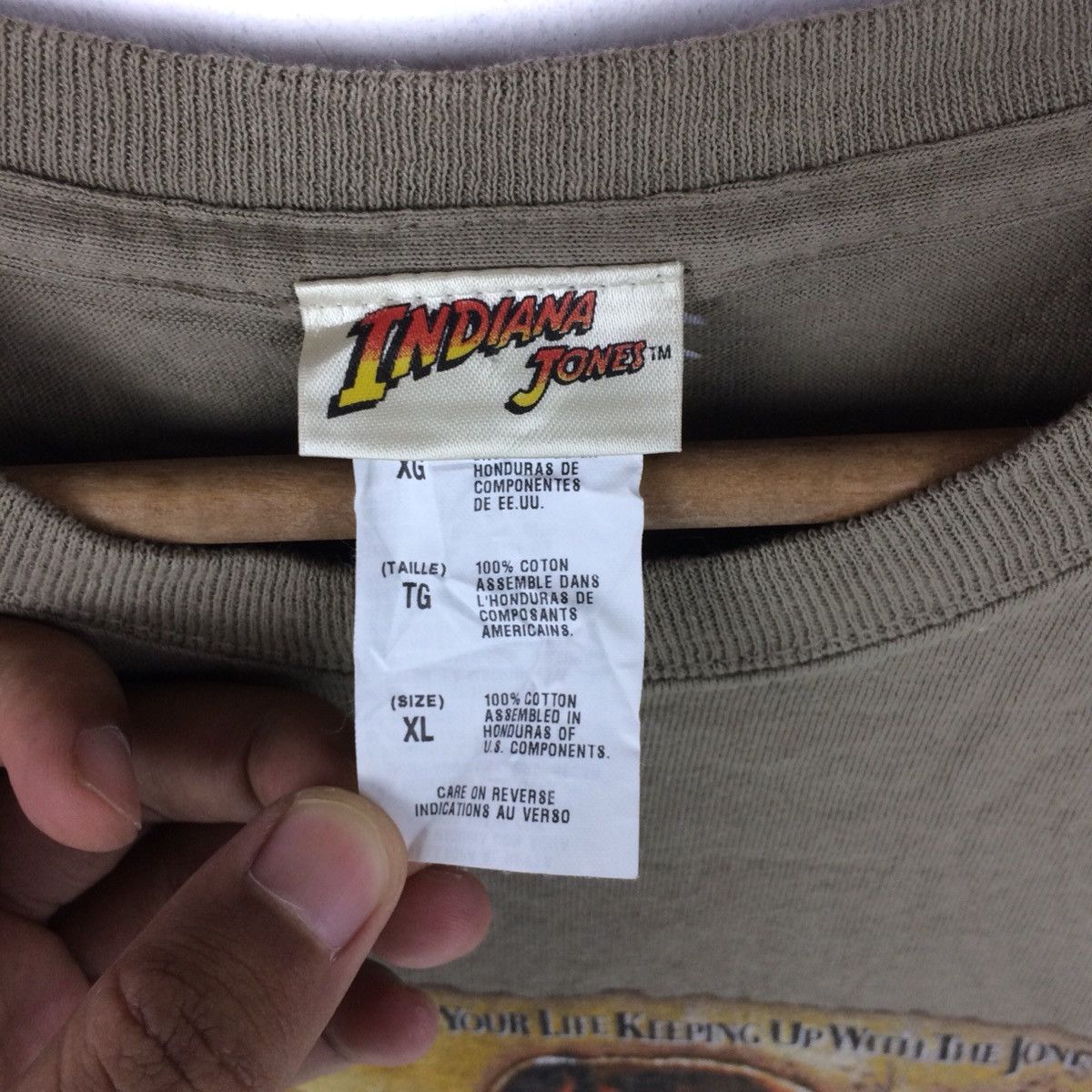 Vintage Vintage 2004 Indiana Jones And The Last Crusade Tshirt Size US M / EU 48-50 / 2 - 5 Thumbnail