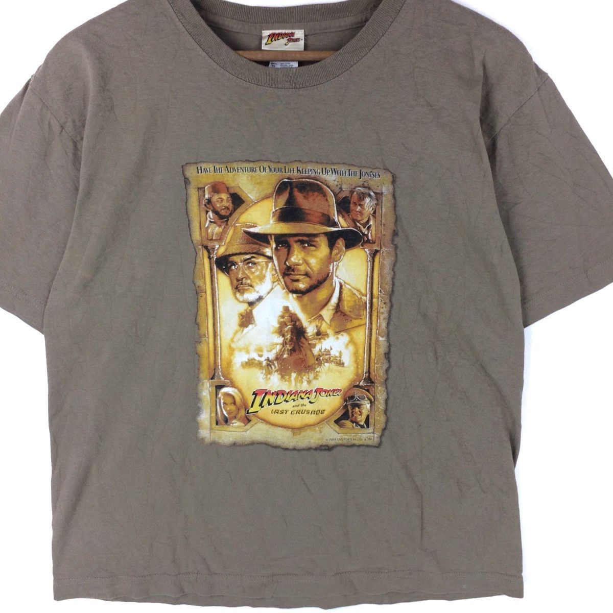 Vintage Vintage 2004 Indiana Jones And The Last Crusade Tshirt Size US M / EU 48-50 / 2 - 2 Thumbnail