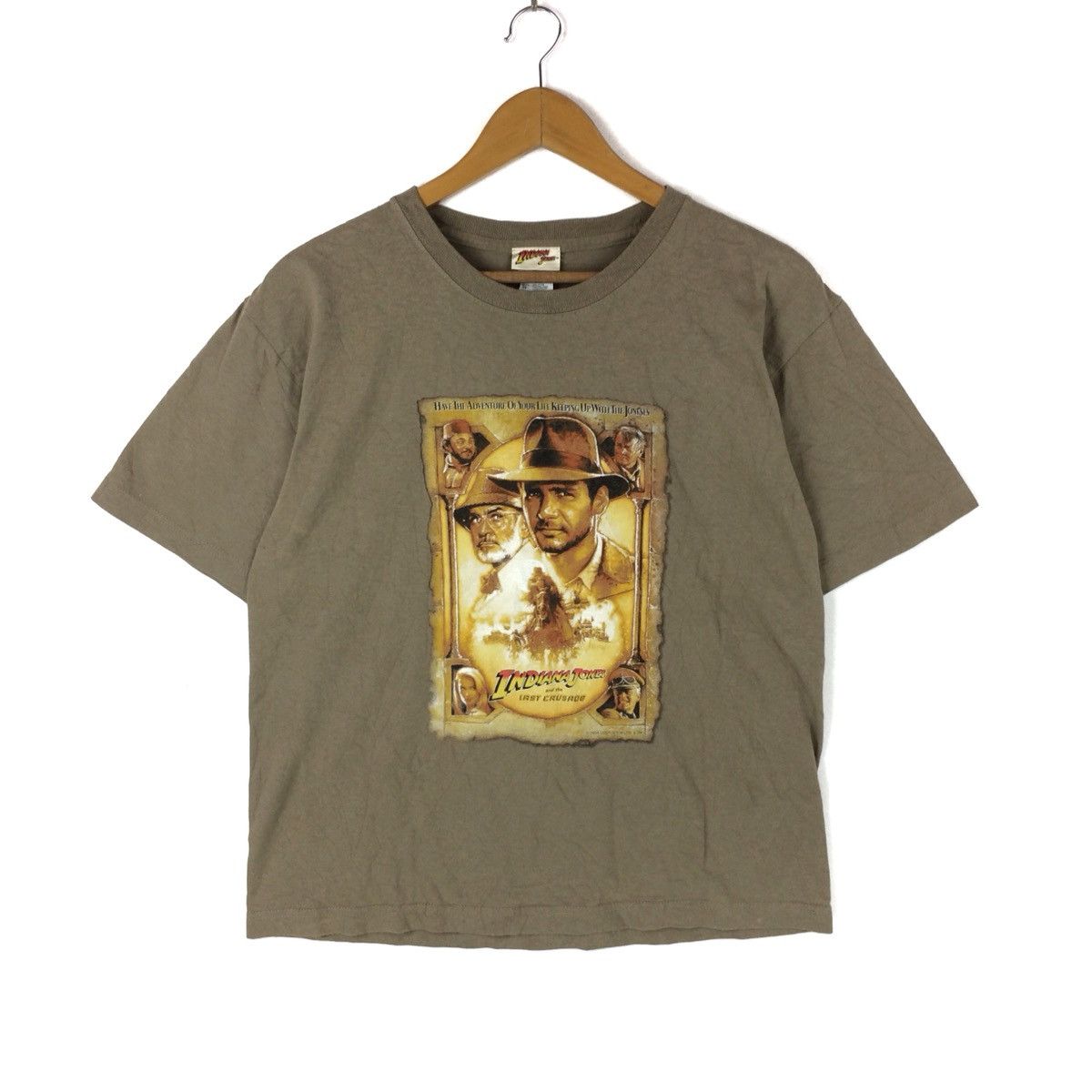 Vintage Vintage 2004 Indiana Jones And The Last Crusade Tshirt Size US M / EU 48-50 / 2 - 1 Thumbnail