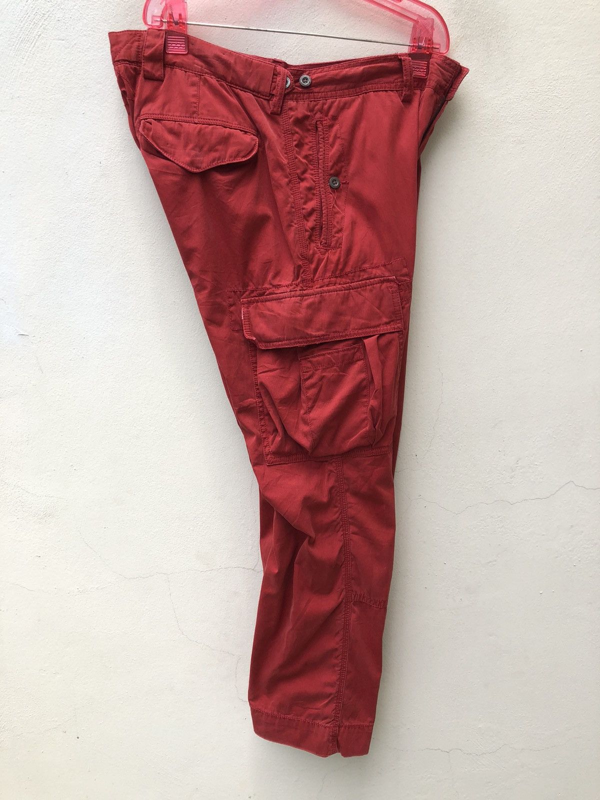 Polo Ralph Lauren Polo by Ralph Lauren Red Cargo Trouser Pant Size US 36 / EU 52 - 16 Thumbnail