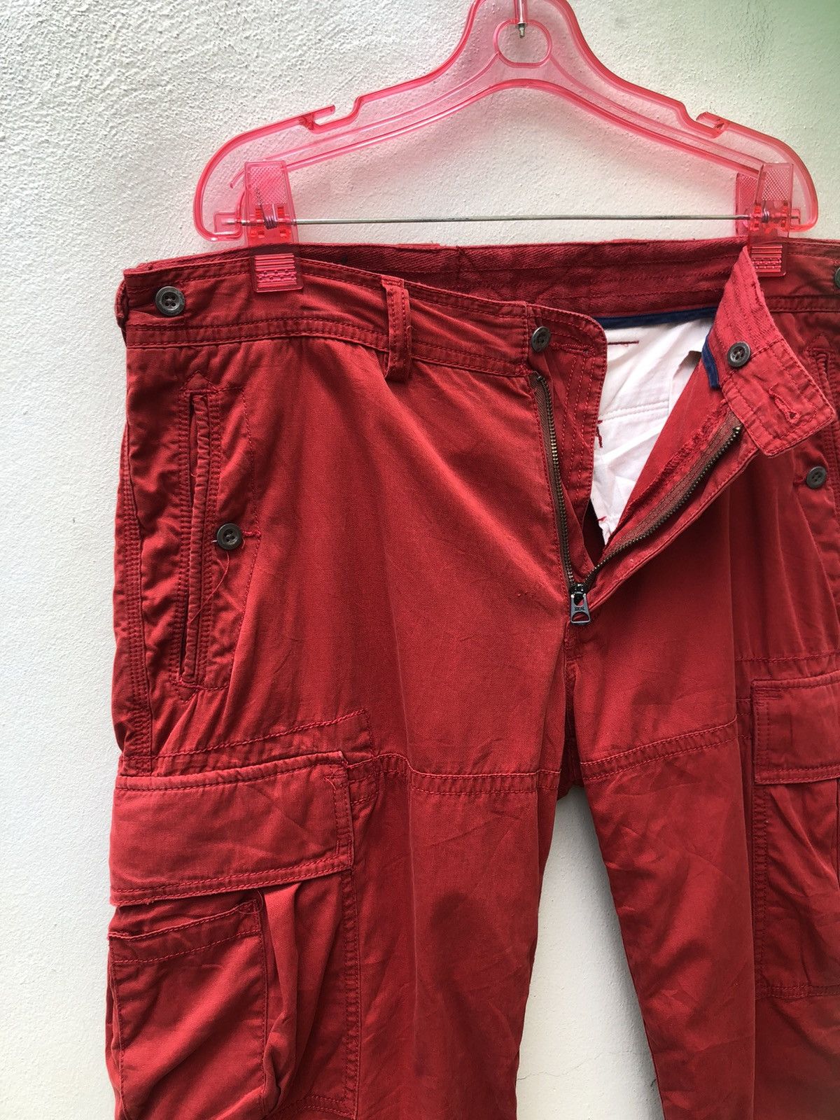 Polo Ralph Lauren Polo by Ralph Lauren Red Cargo Trouser Pant Size US 36 / EU 52 - 4 Thumbnail
