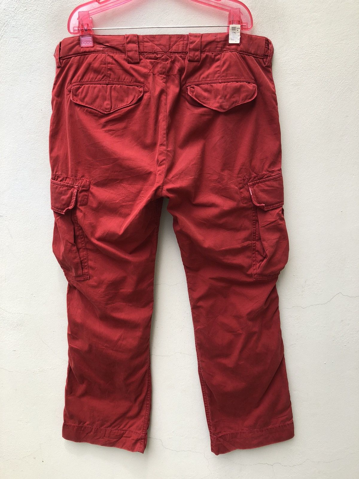 Polo Ralph Lauren Polo by Ralph Lauren Red Cargo Trouser Pant Size US 36 / EU 52 - 9 Thumbnail