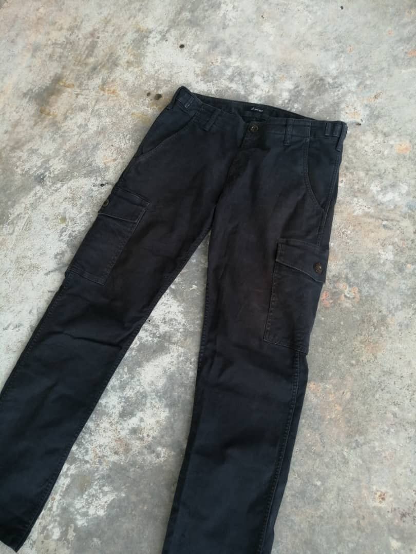 Johnbull John Bull Tactical Faded Black Cargo Pants Multi Pocket Size US 32 / EU 48 - 14 Thumbnail