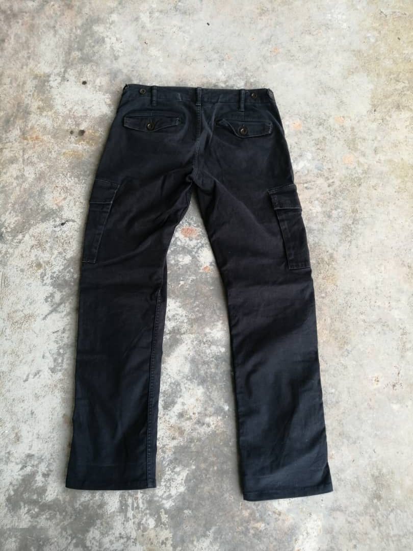 Johnbull John Bull Tactical Faded Black Cargo Pants Multi Pocket Size US 32 / EU 48 - 2 Thumbnail
